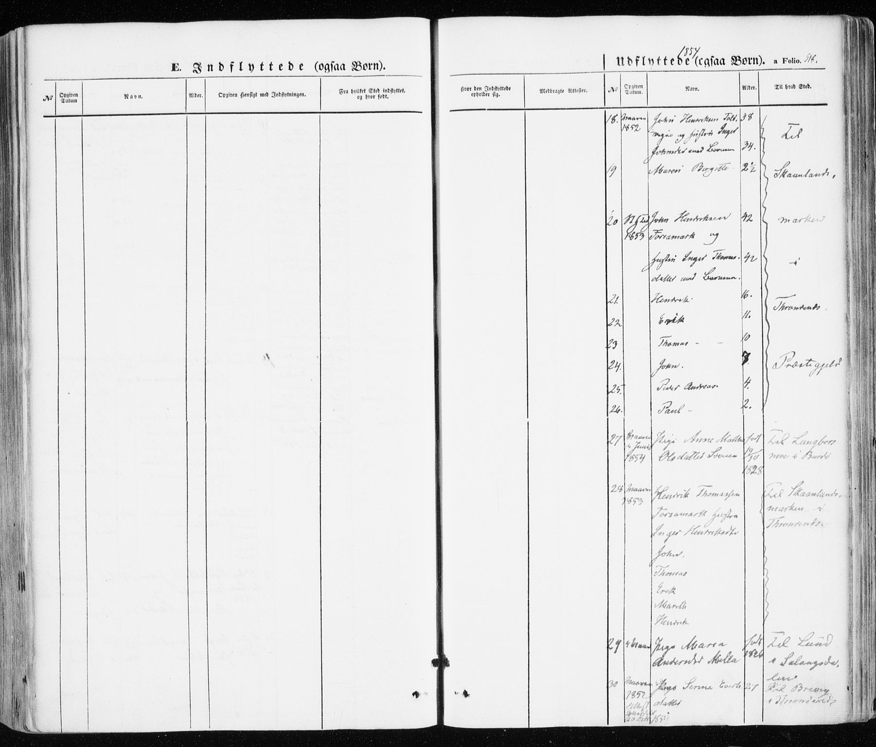 Ibestad sokneprestembete, SATØ/S-0077/H/Ha/Haa/L0008kirke: Parish register (official) no. 8, 1850-1859, p. 518