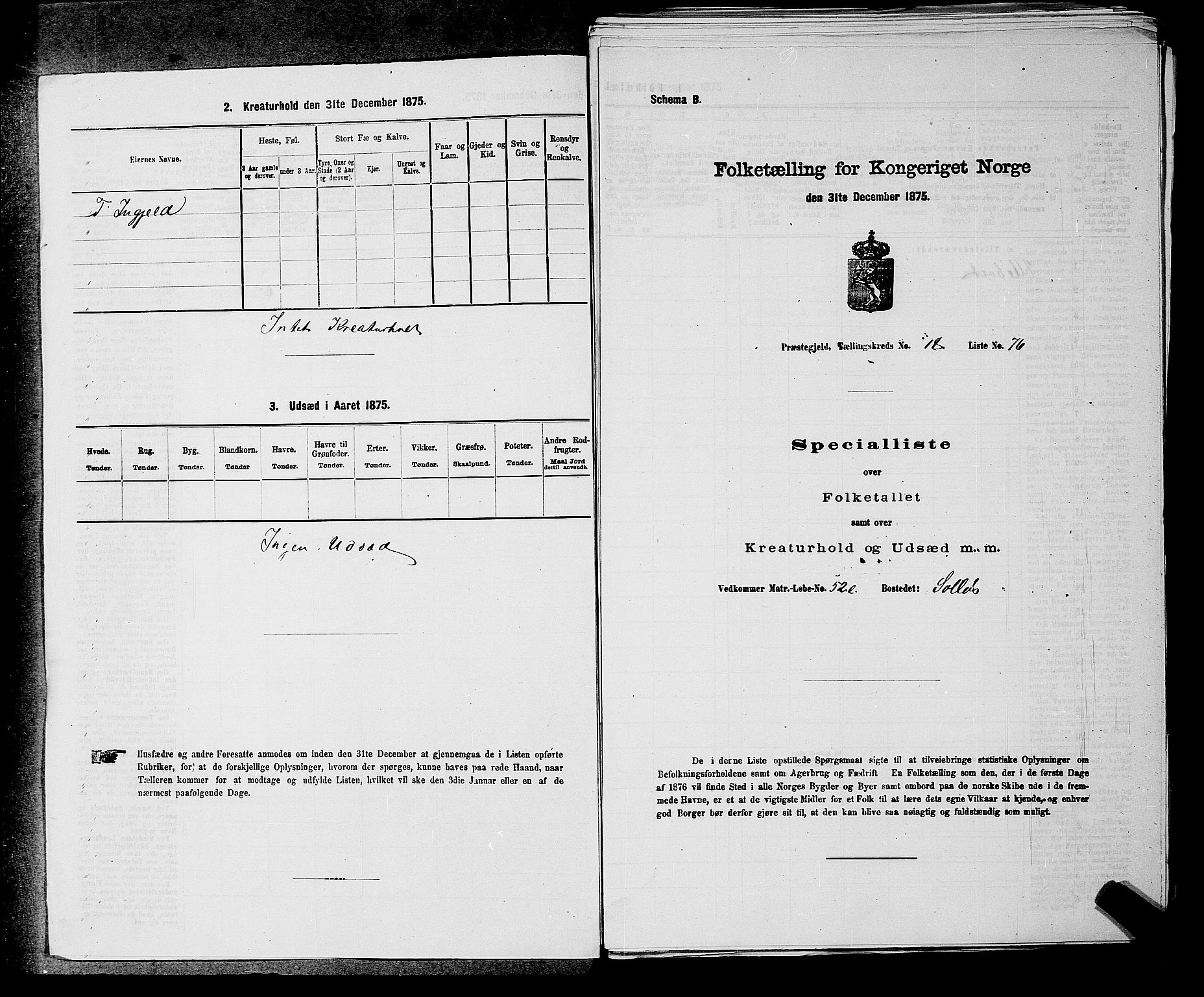 SAKO, 1875 census for 0624P Eiker, 1875, p. 3156