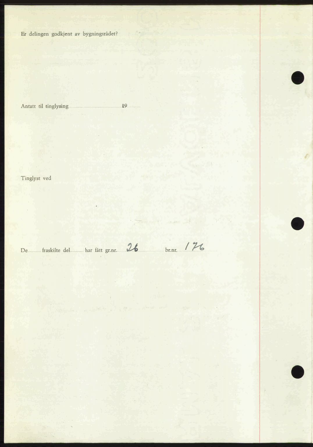 Romsdal sorenskriveri, AV/SAT-A-4149/1/2/2C: Mortgage book no. A23, 1947-1947, Diary no: : 2037/1947