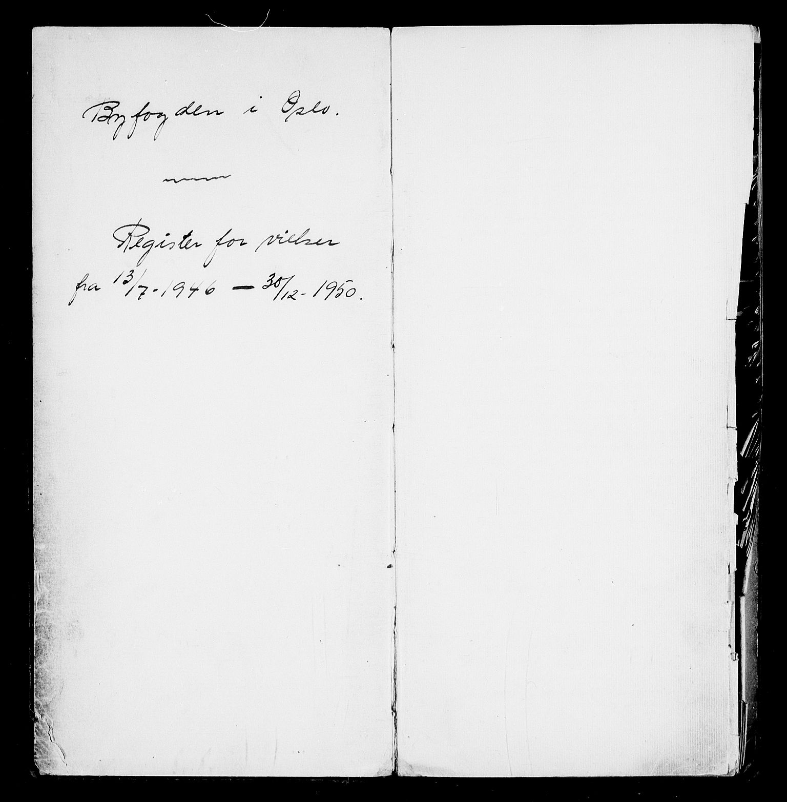 Oslo byfogd avd. I, AV/SAO-A-10220/L/La/L0007: Vigselsregister, 1946-1950, p. 2