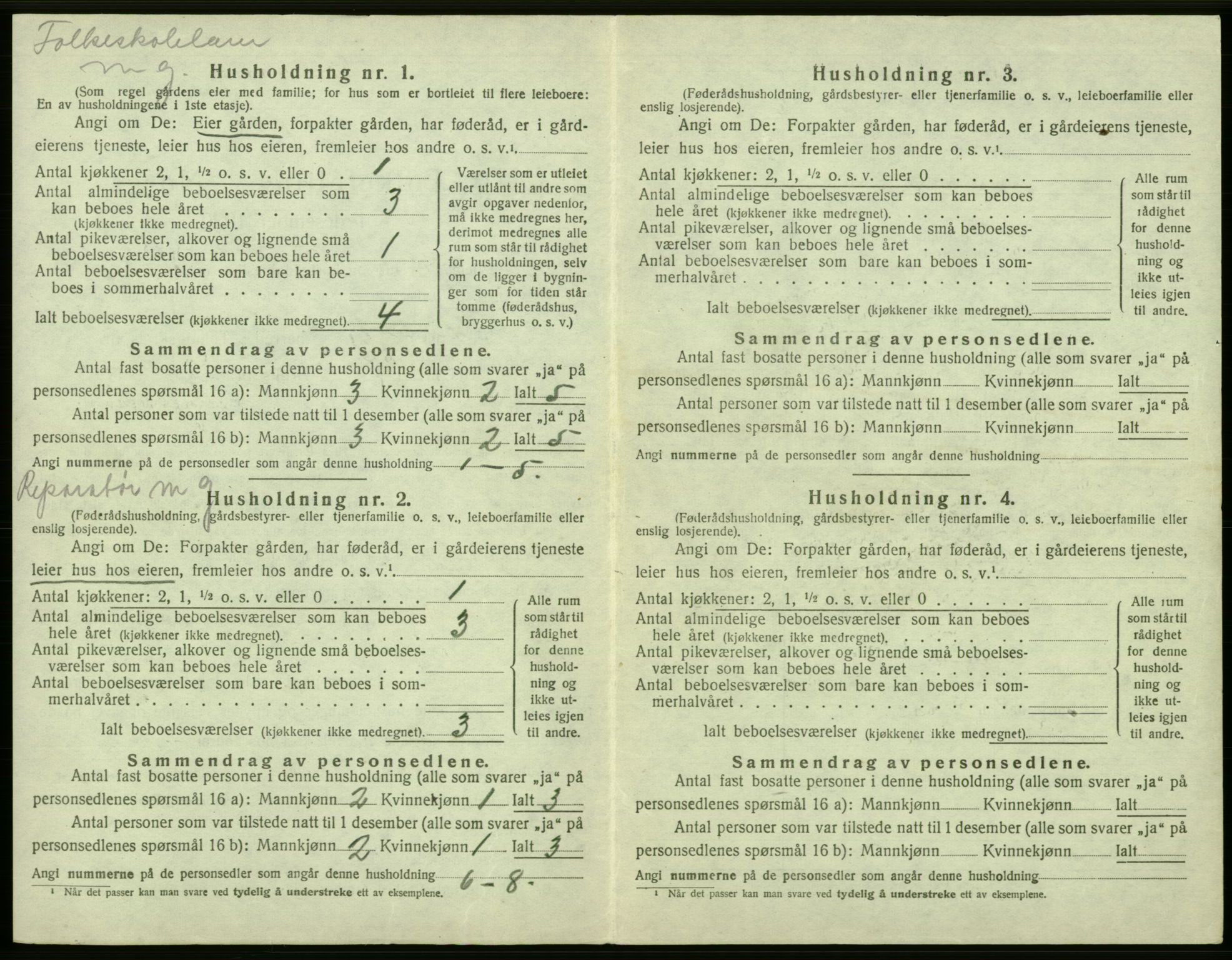 SAB, 1920 census for Laksevåg, 1920, p. 1725