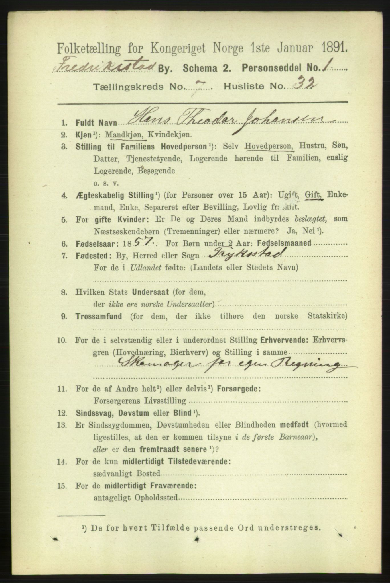 RA, 1891 census for 0103 Fredrikstad, 1891, p. 9022