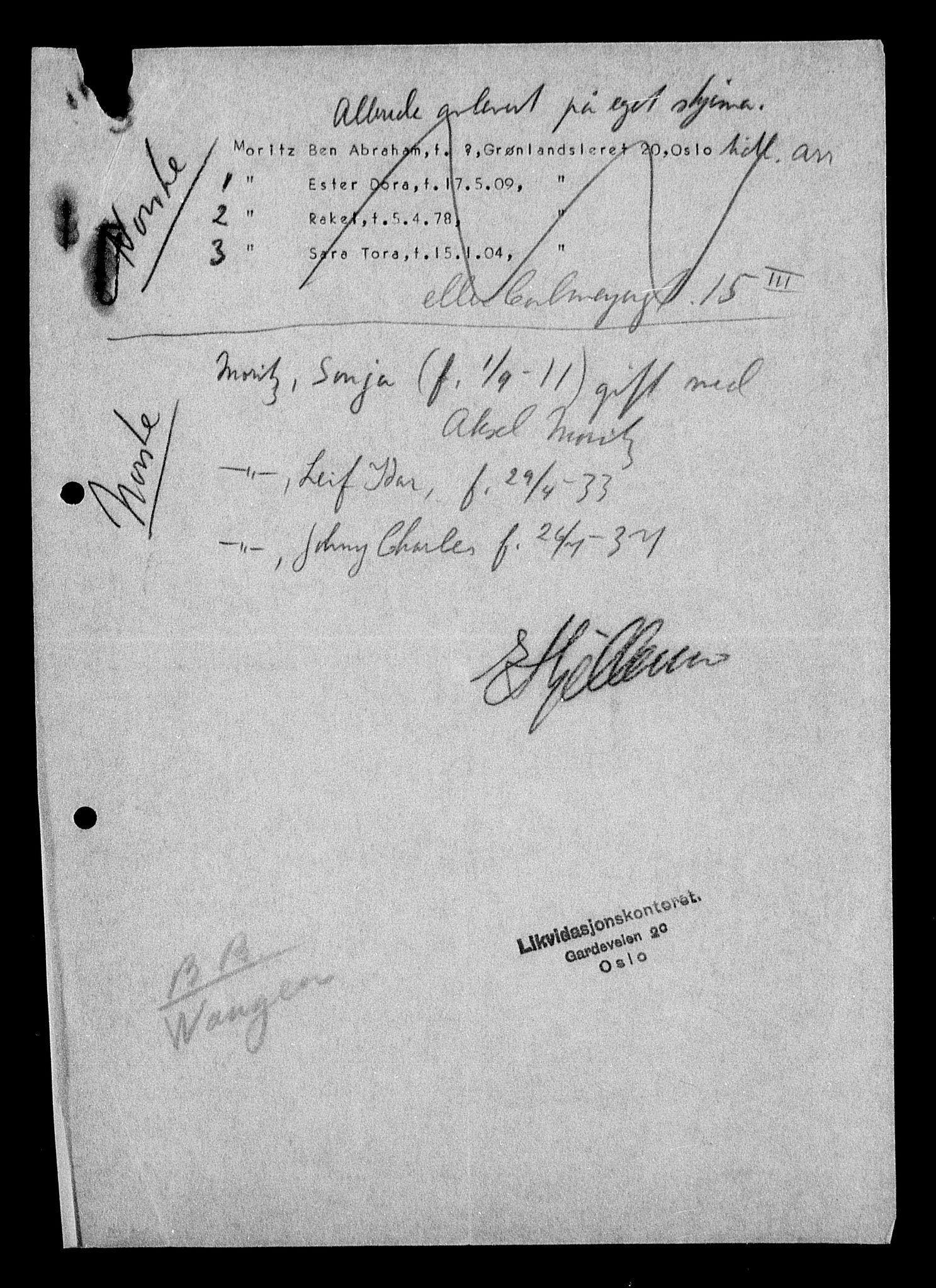 Justisdepartementet, Tilbakeføringskontoret for inndratte formuer, AV/RA-S-1564/H/Hc/Hcc/L0966: --, 1945-1947, p. 65