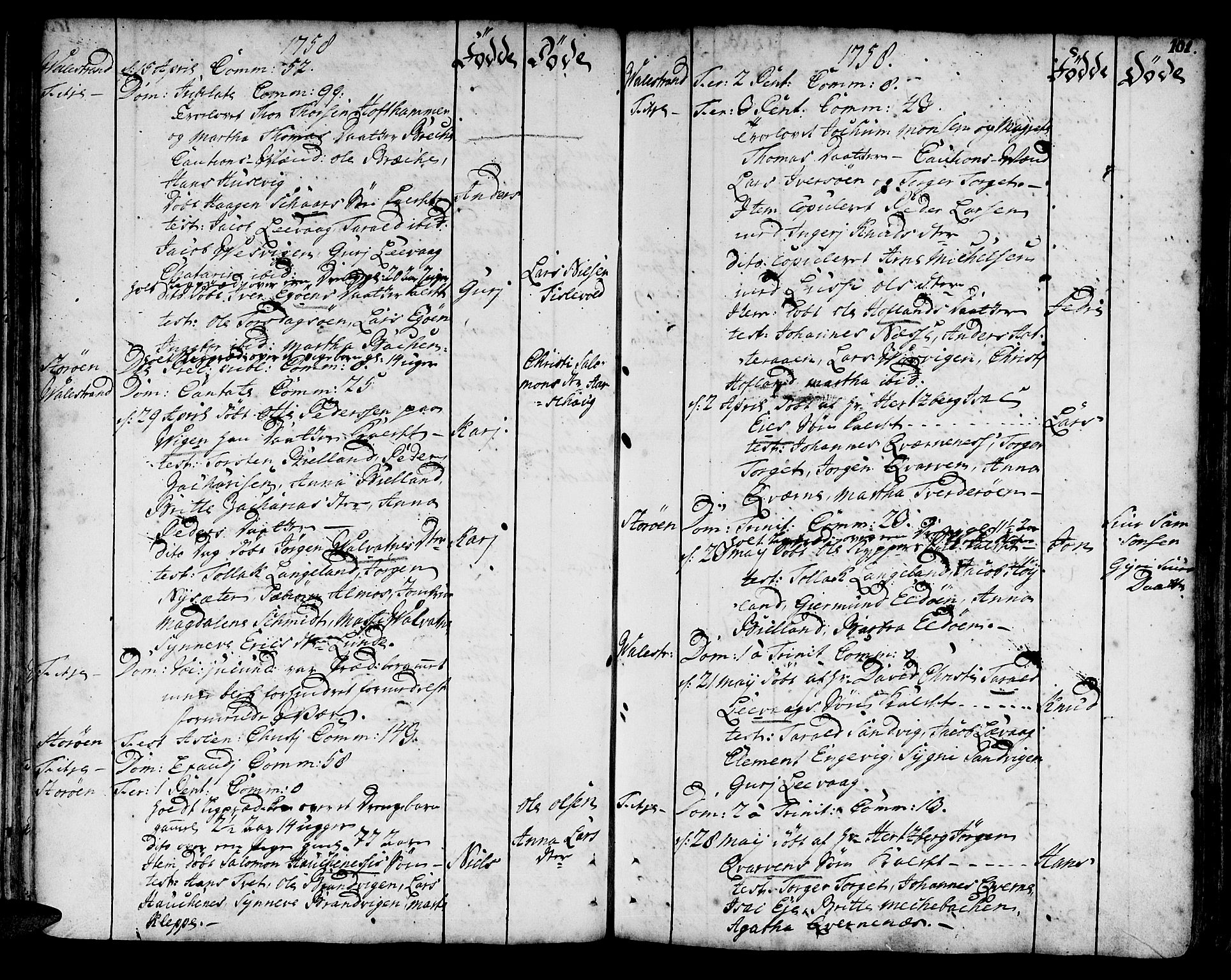 Stord sokneprestembete, AV/SAB-A-78201/H/Haa: Parish register (official) no. A 2, 1744-1777, p. 101