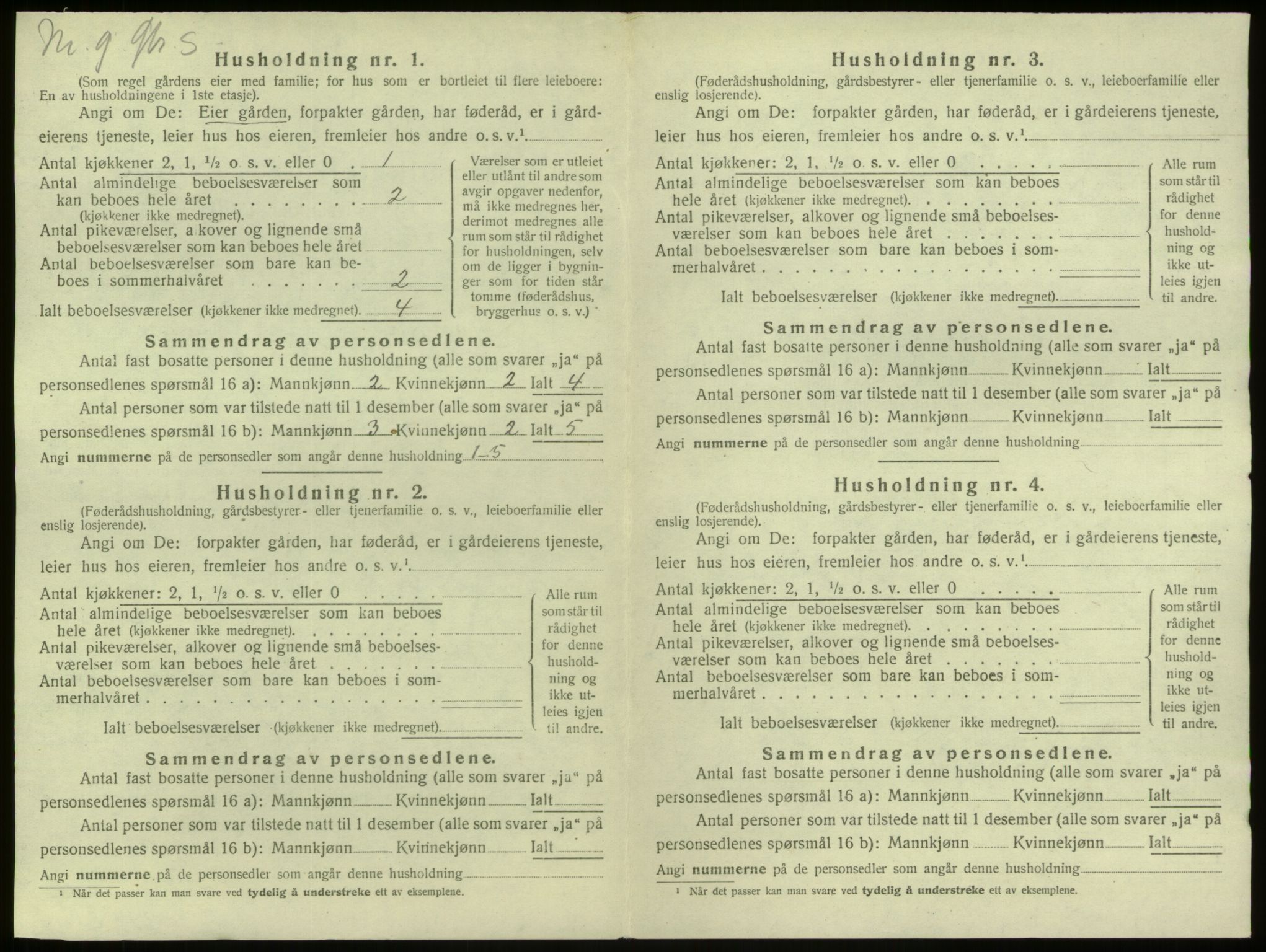 SAB, 1920 census for Manger, 1920, p. 67