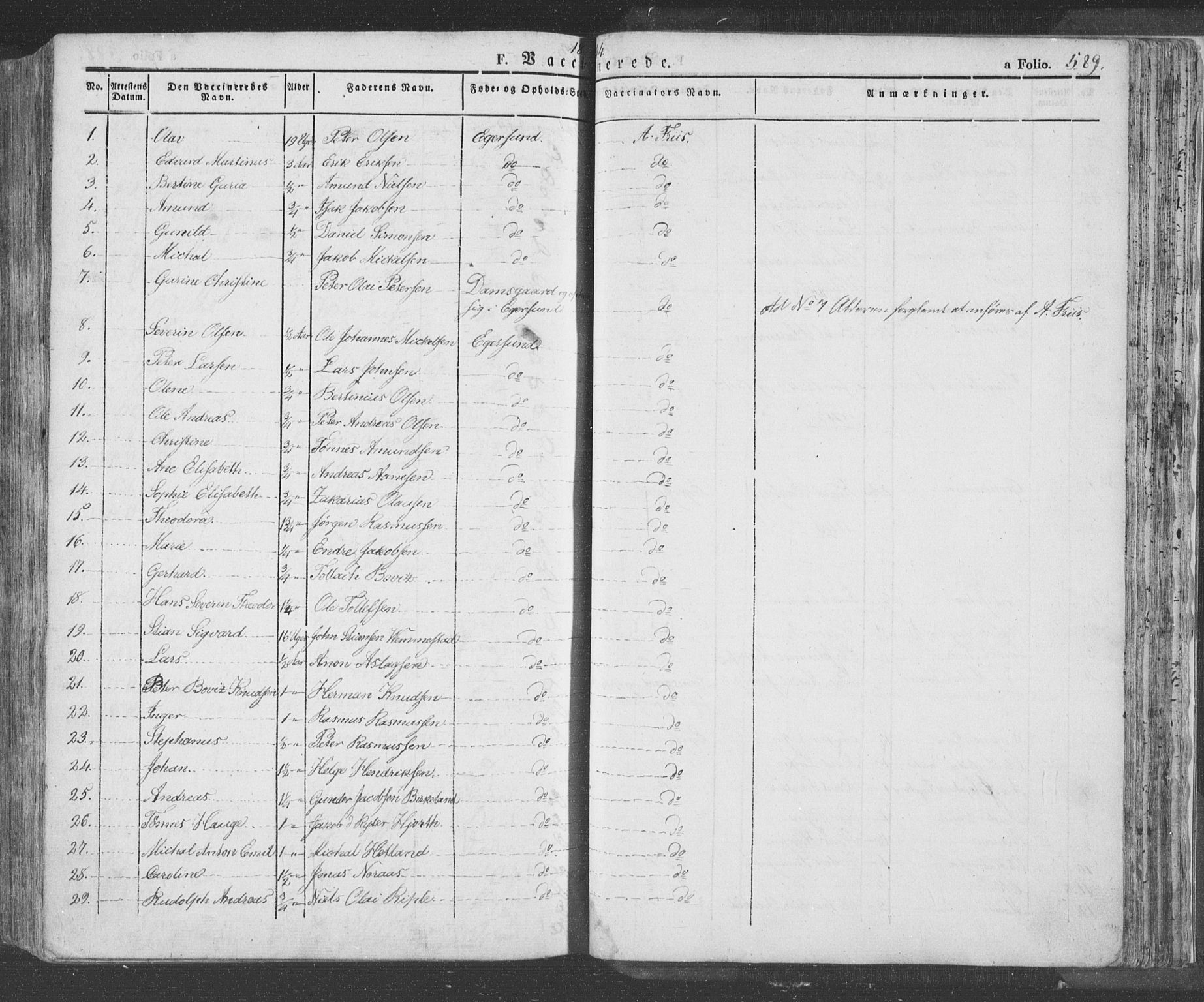 Eigersund sokneprestkontor, AV/SAST-A-101807/S08/L0009: Parish register (official) no. A 9, 1827-1850, p. 589