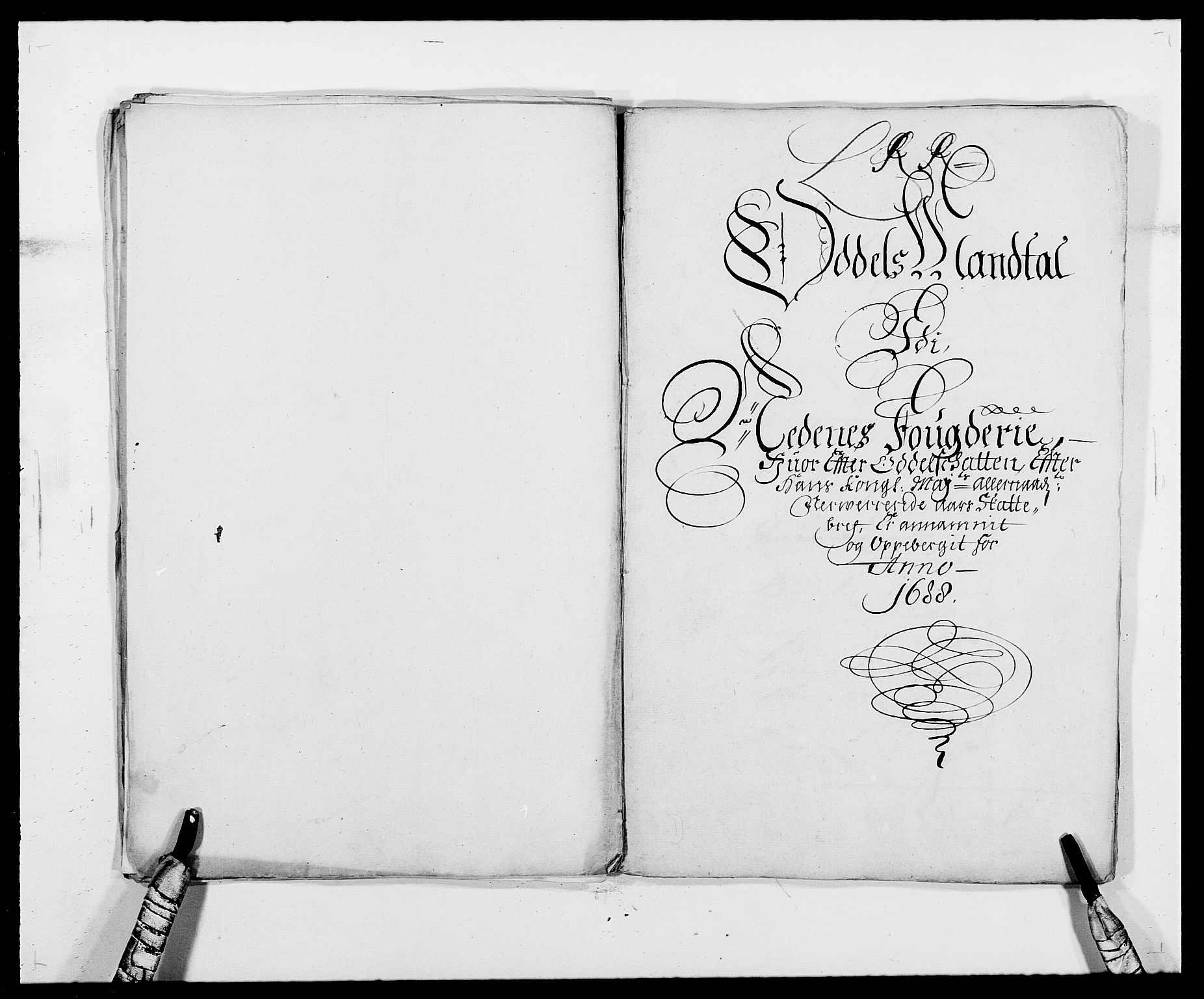 Rentekammeret inntil 1814, Reviderte regnskaper, Fogderegnskap, AV/RA-EA-4092/R39/L2309: Fogderegnskap Nedenes, 1684-1689, p. 160