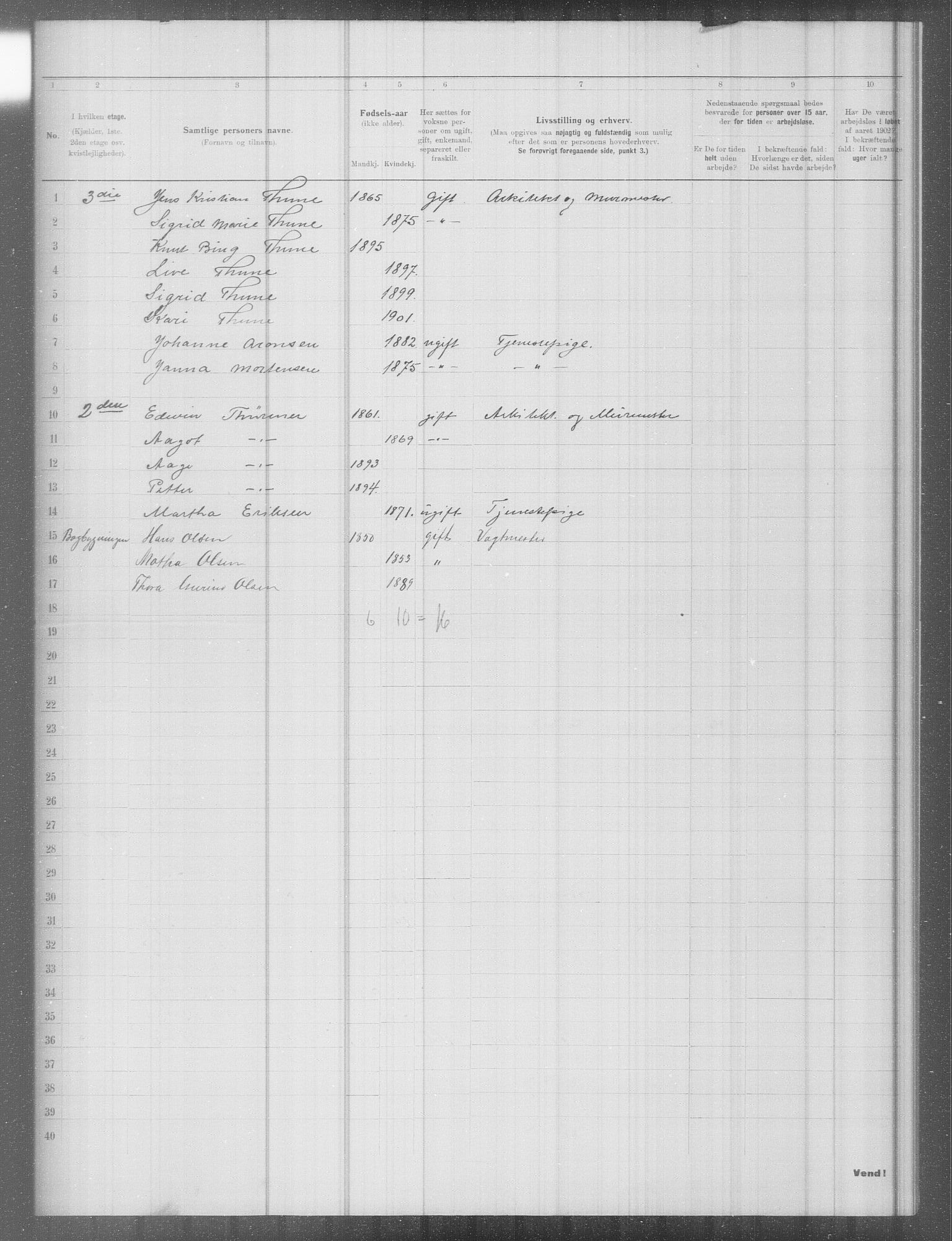 OBA, Municipal Census 1902 for Kristiania, 1902, p. 9750