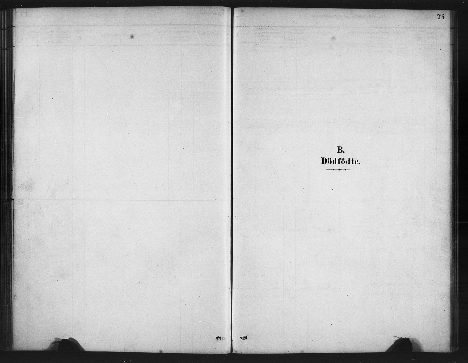 Husnes Sokneprestembete, AV/SAB-A-75901/H/Hab: Parish register (copy) no. A 2, 1881-1917, p. 74