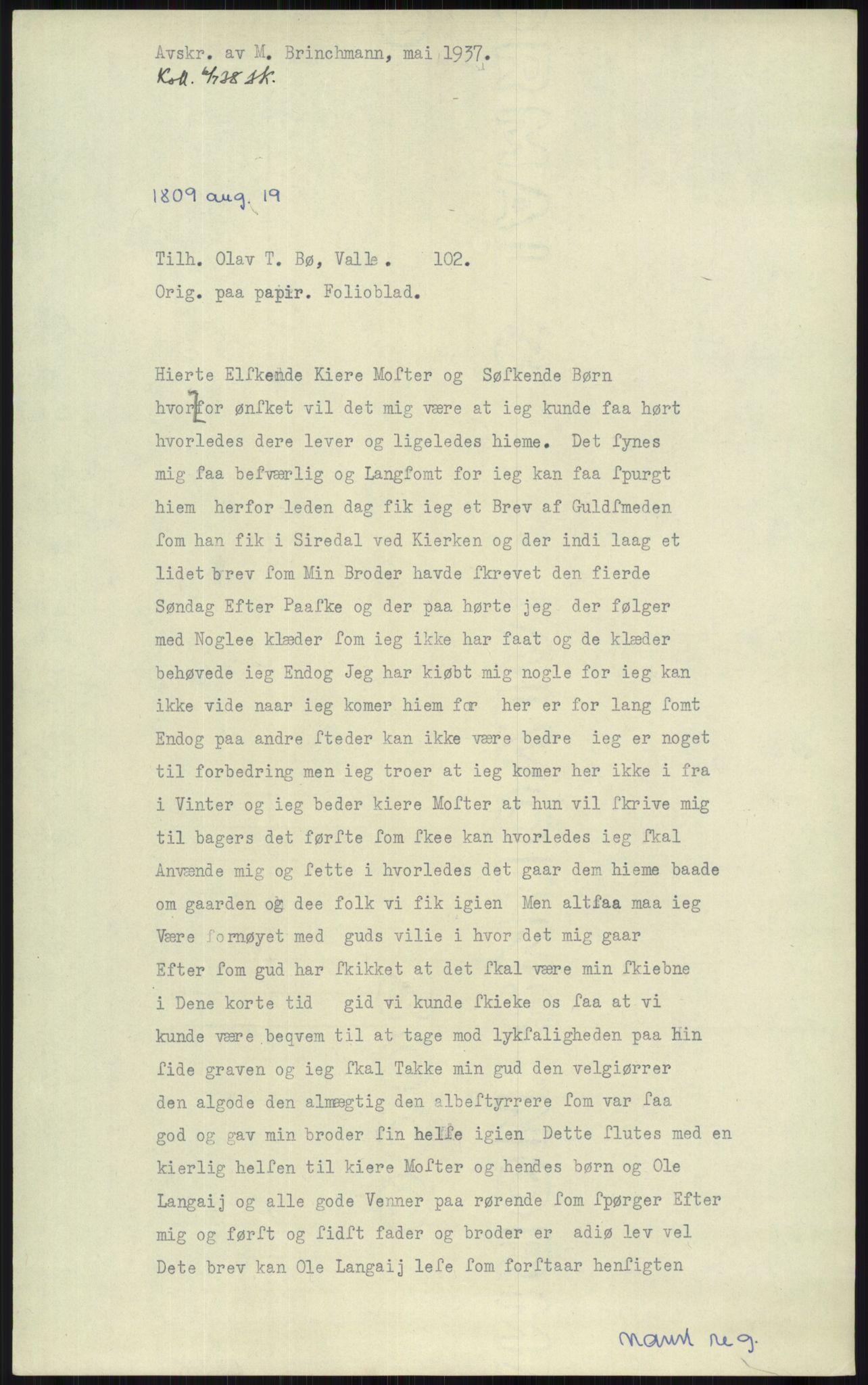 Samlinger til kildeutgivelse, Diplomavskriftsamlingen, AV/RA-EA-4053/H/Ha, p. 1143