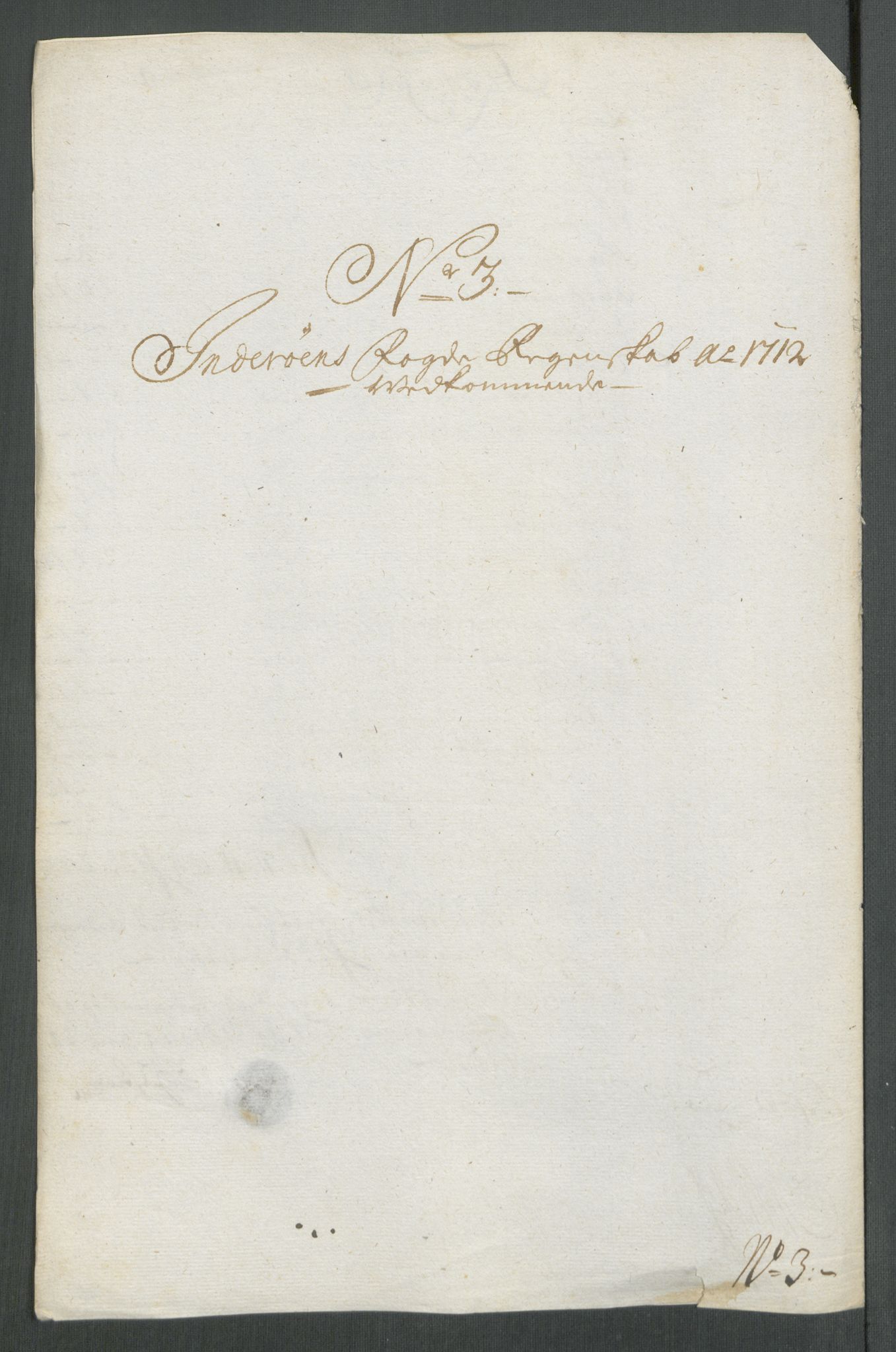 Rentekammeret inntil 1814, Reviderte regnskaper, Fogderegnskap, RA/EA-4092/R63/L4320: Fogderegnskap Inderøy, 1712, p. 140