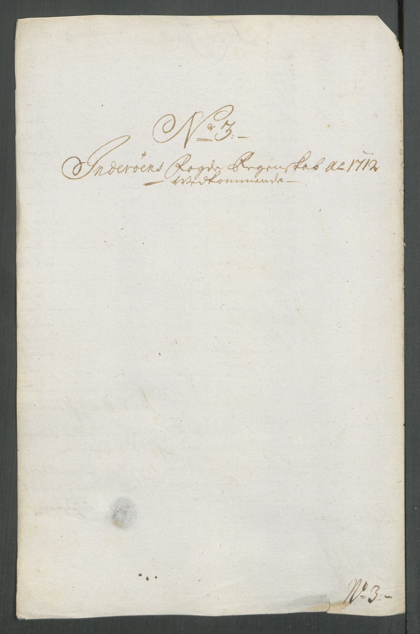 Rentekammeret inntil 1814, Reviderte regnskaper, Fogderegnskap, AV/RA-EA-4092/R63/L4320: Fogderegnskap Inderøy, 1712, p. 140