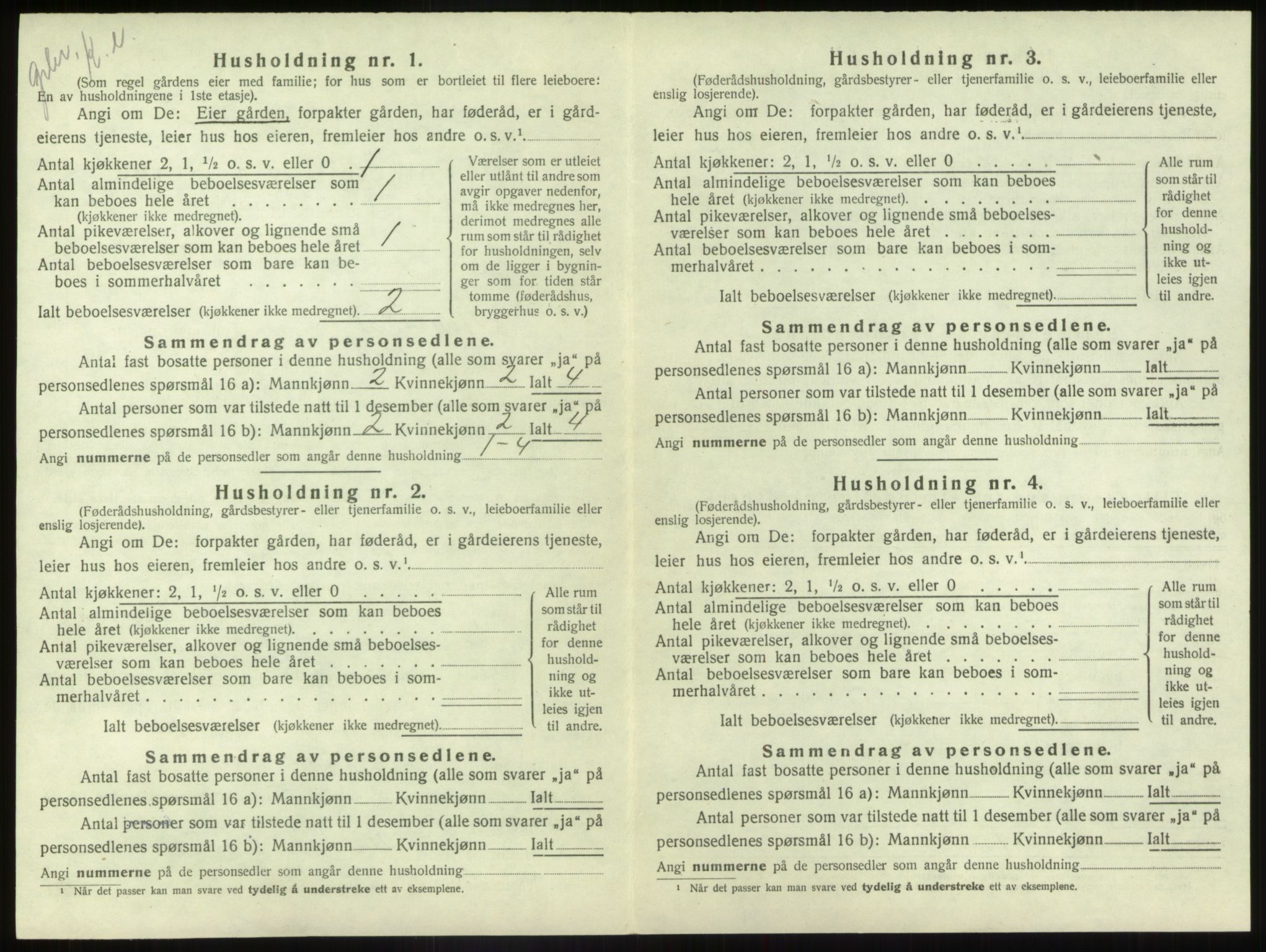 SAB, 1920 census for Naustdal, 1920, p. 789