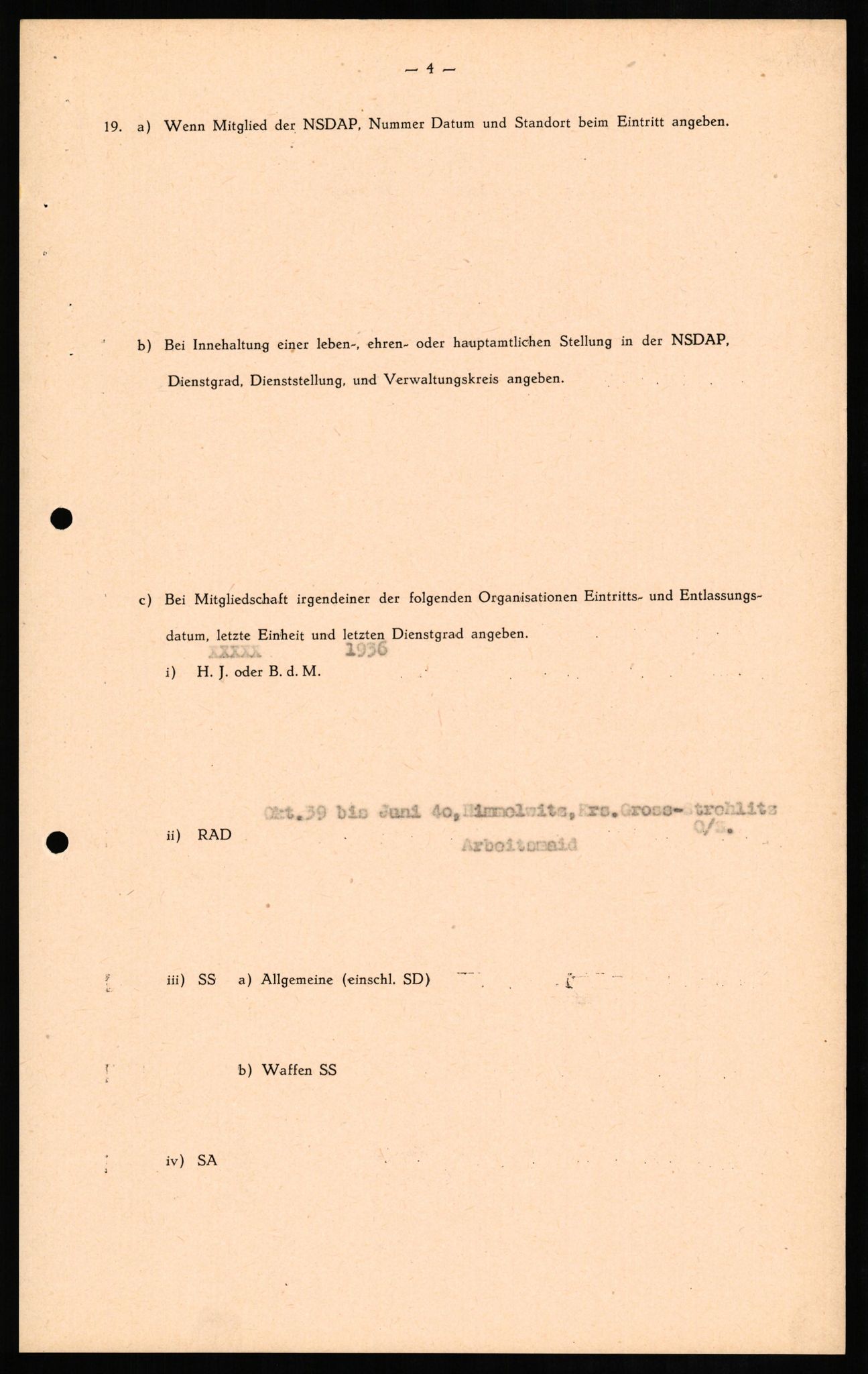 Forsvaret, Forsvarets overkommando II, AV/RA-RAFA-3915/D/Db/L0012: CI Questionaires. Tyske okkupasjonsstyrker i Norge. Tyskere., 1945-1946, p. 178