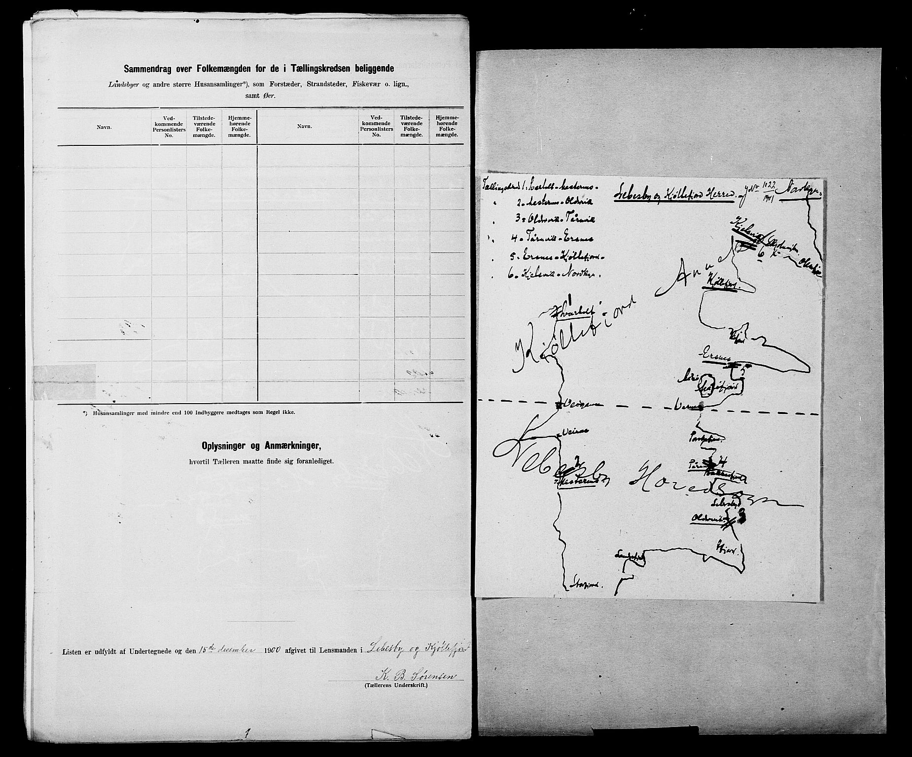 SATØ, 1900 census for Lebesby, 1900, p. 20