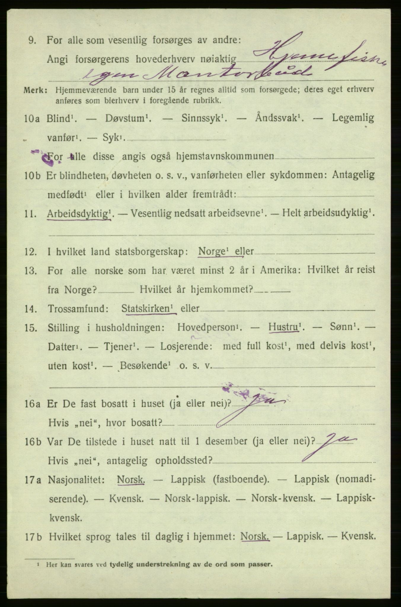 SATØ, 1920 census for Måsøy, 1920, p. 2635