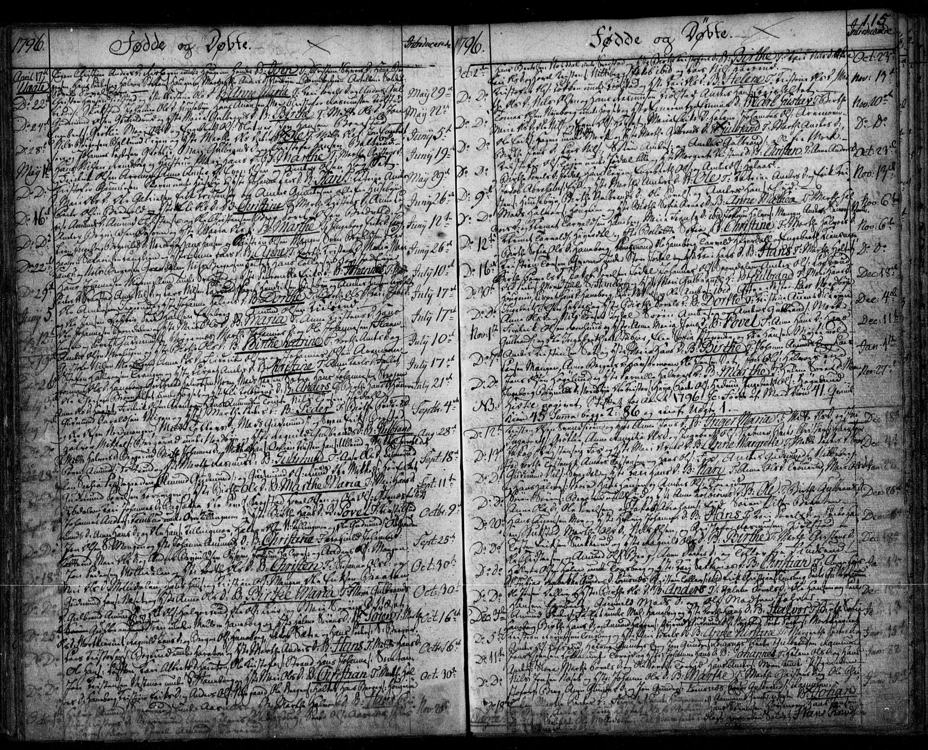 Aurskog prestekontor Kirkebøker, SAO/A-10304a/F/Fa/L0003: Parish register (official) no. I 3, 1767-1807, p. 115