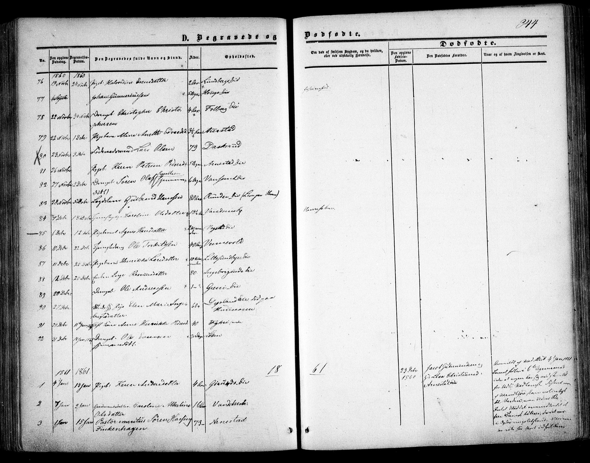 Nes prestekontor Kirkebøker, SAO/A-10410/F/Fa/L0008: Parish register (official) no. I 8, 1859-1874, p. 344