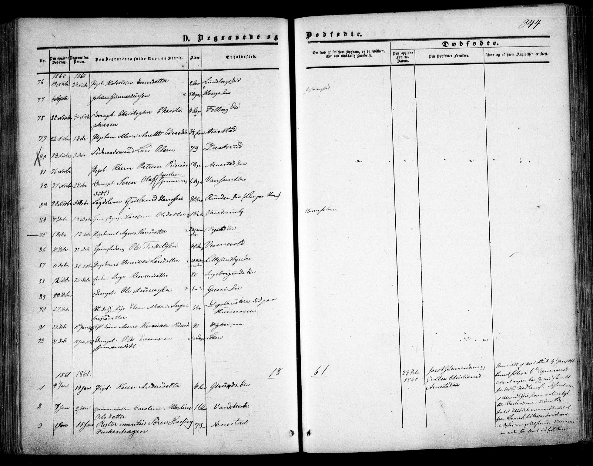 Nes prestekontor Kirkebøker, AV/SAO-A-10410/F/Fa/L0008: Parish register (official) no. I 8, 1859-1874, p. 344