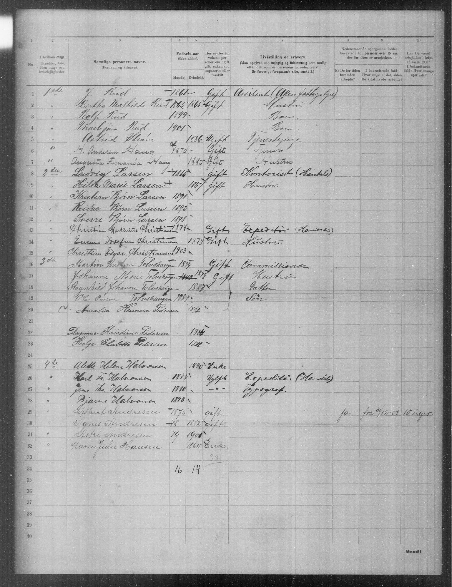 OBA, Municipal Census 1903 for Kristiania, 1903, p. 18360