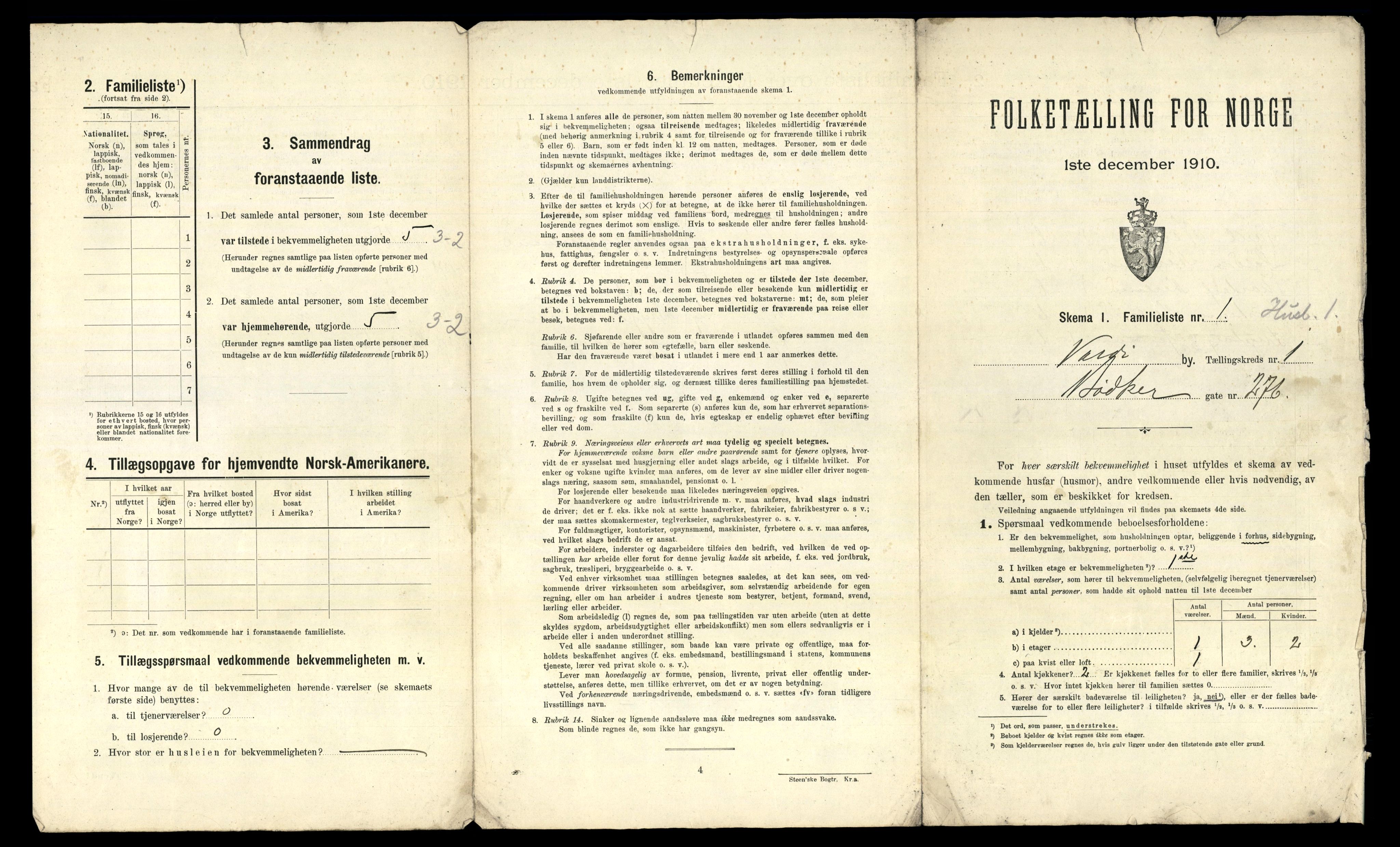 RA, 1910 census for Vardø, 1910, p. 66