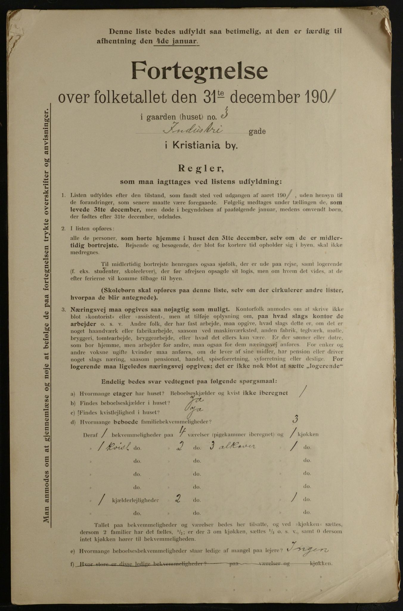 OBA, Municipal Census 1901 for Kristiania, 1901, p. 6796