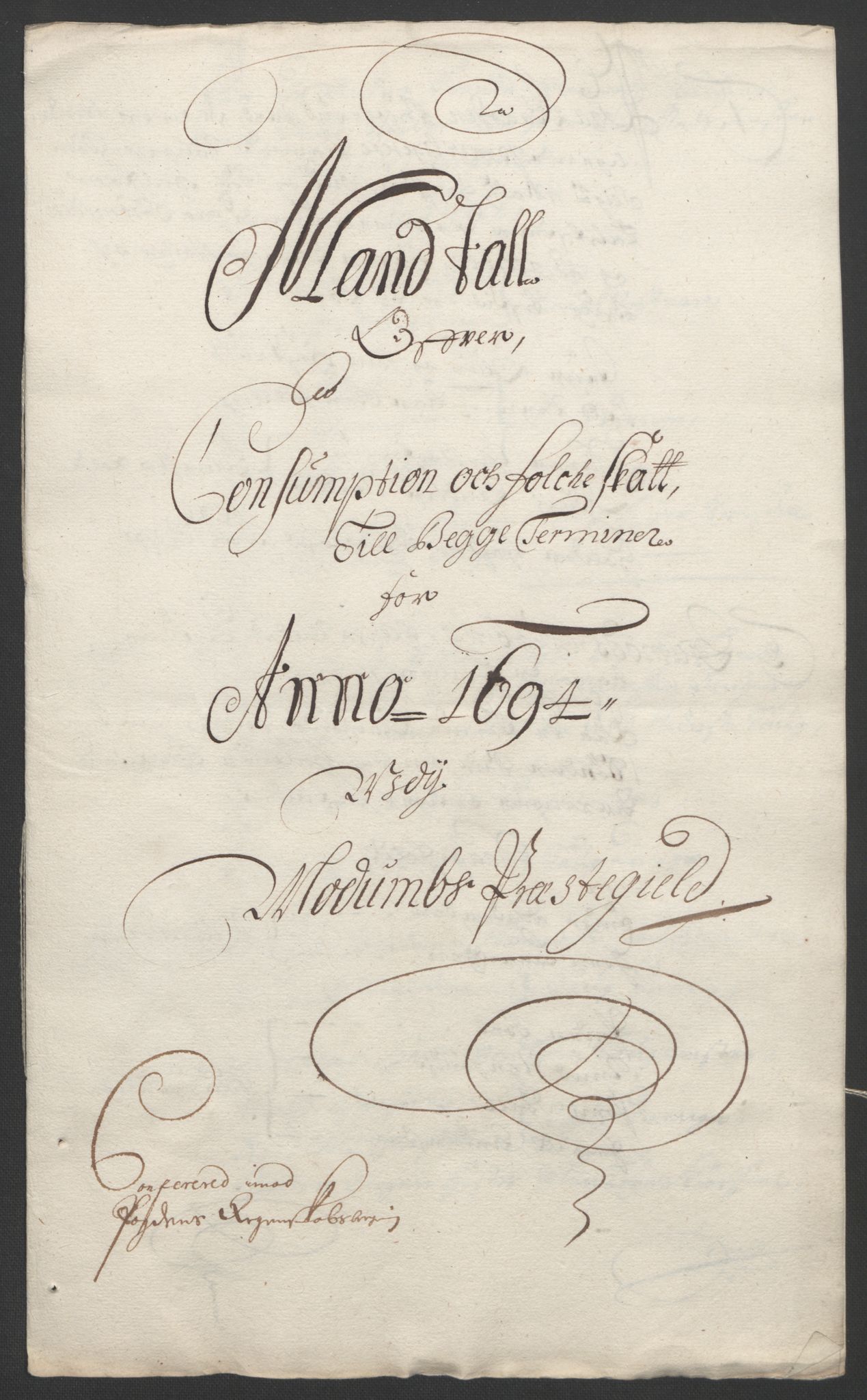 Rentekammeret inntil 1814, Reviderte regnskaper, Fogderegnskap, AV/RA-EA-4092/R22/L1451: Fogderegnskap Ringerike, Hallingdal og Buskerud, 1694, p. 252