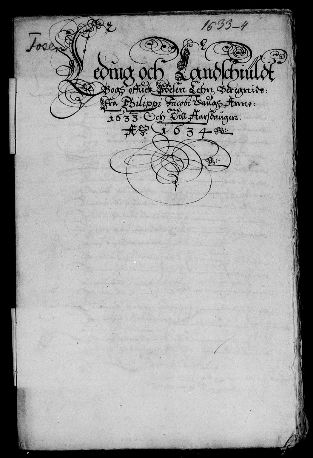 Rentekammeret inntil 1814, Reviderte regnskaper, Lensregnskaper, AV/RA-EA-5023/R/Rb/Rbw/L0052: Trondheim len, 1633-1634
