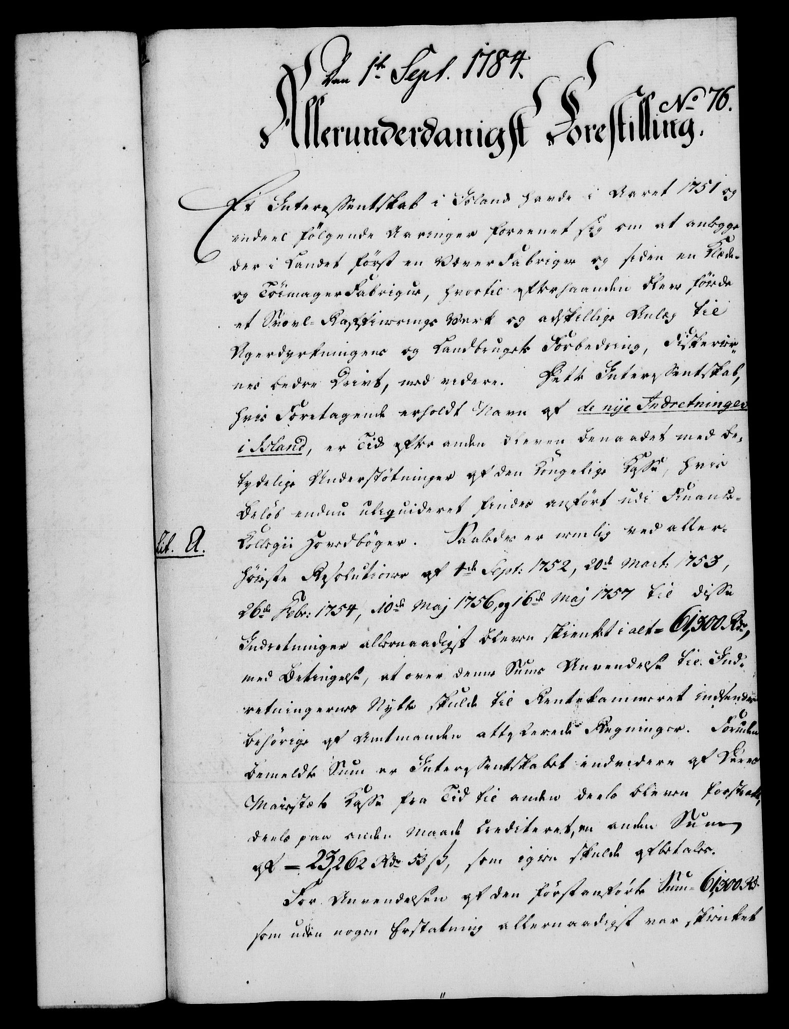 Rentekammeret, Kammerkanselliet, RA/EA-3111/G/Gf/Gfa/L0066: Norsk relasjons- og resolusjonsprotokoll (merket RK 52.66), 1784, p. 534