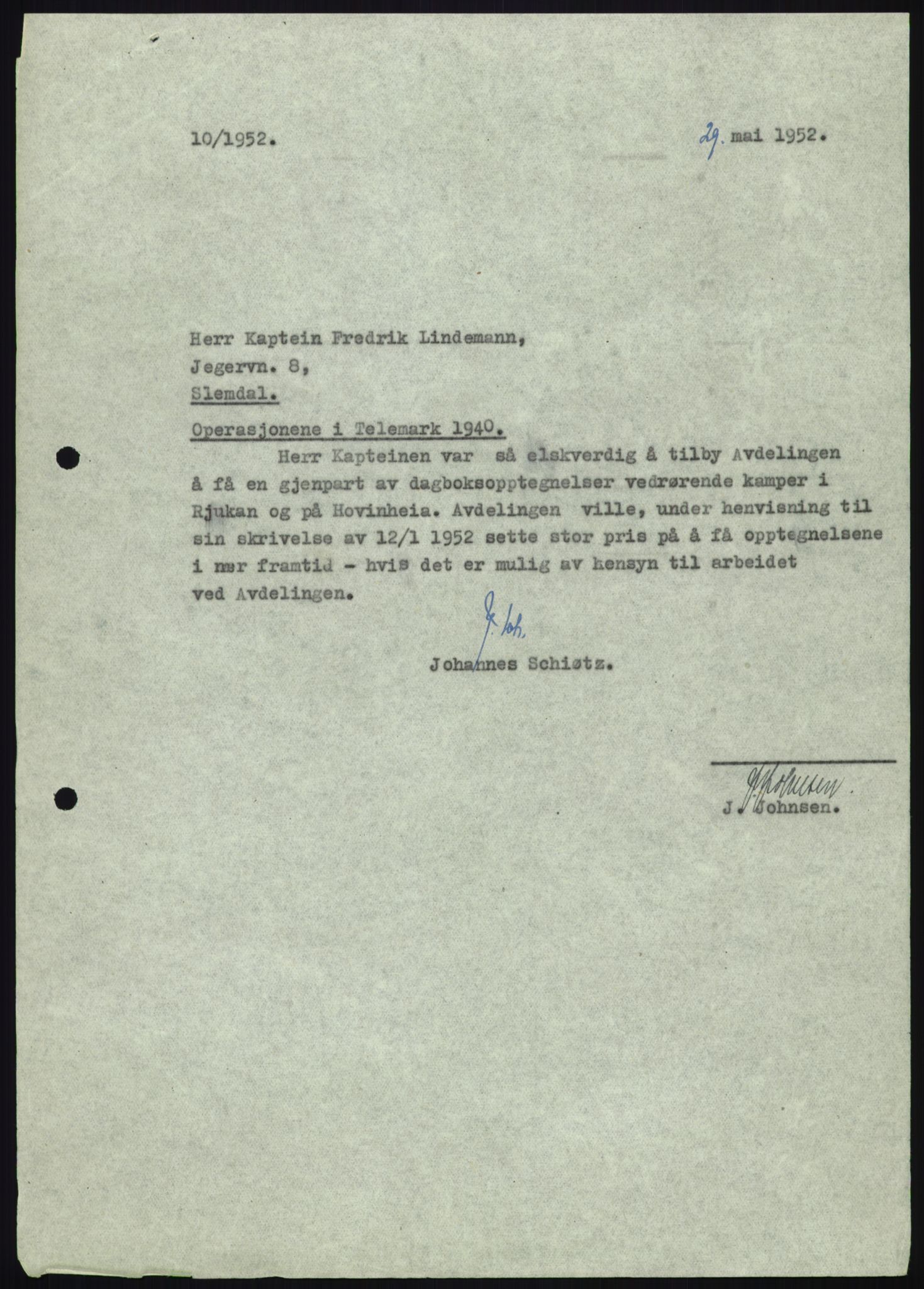 Forsvaret, Forsvarets krigshistoriske avdeling, AV/RA-RAFA-2017/Y/Yb/L0056: II-C-11-136-139  -  1. Divisjon, 1940-1957, p. 1822