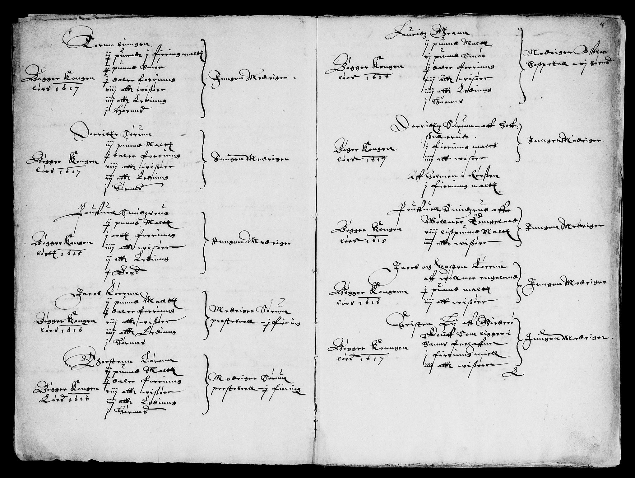 Rentekammeret inntil 1814, Reviderte regnskaper, Lensregnskaper, AV/RA-EA-5023/R/Rb/Rba/L0040: Akershus len, 1616-1617