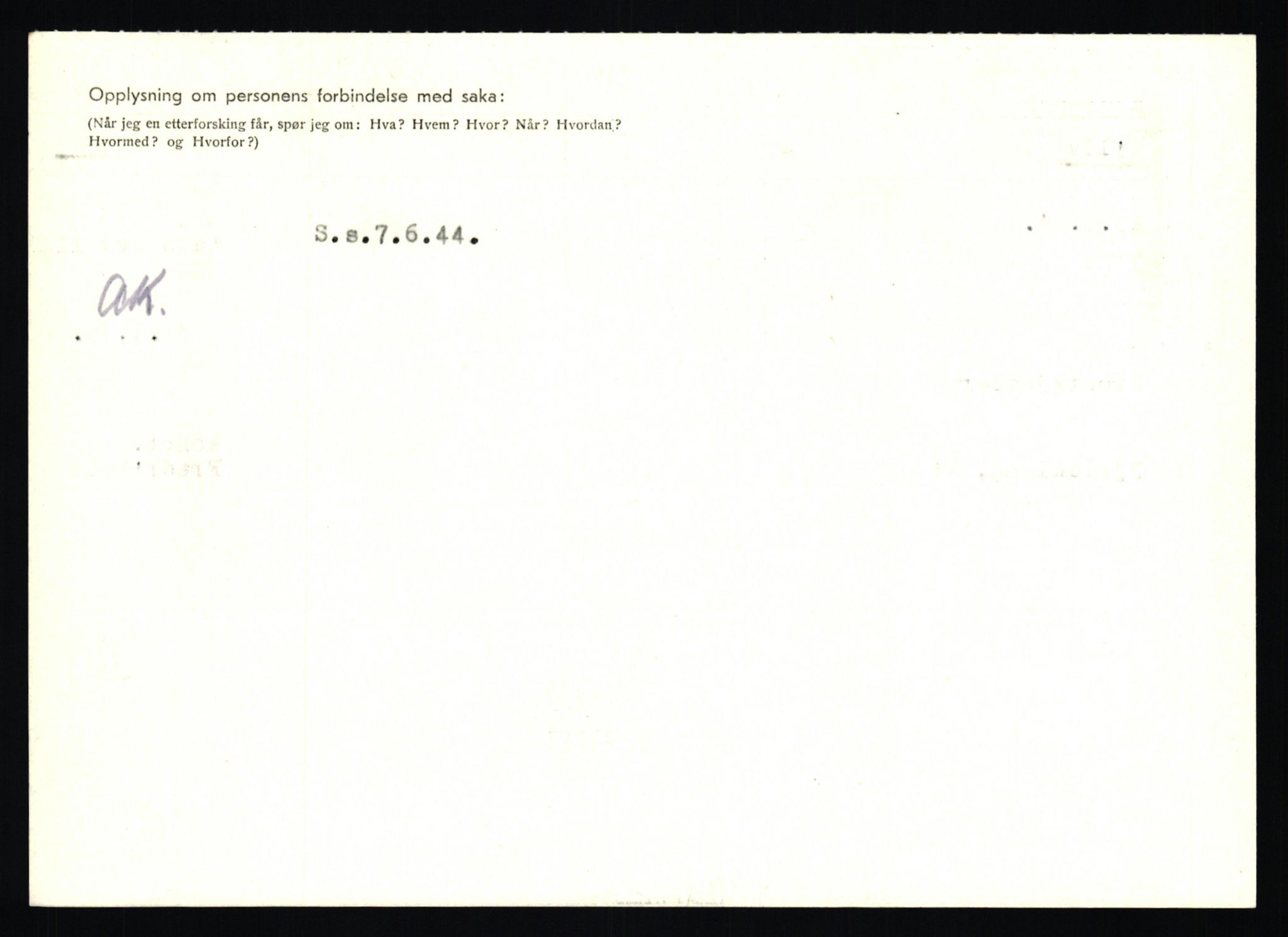 Statspolitiet - Hovedkontoret / Osloavdelingen, AV/RA-S-1329/C/Ca/L0012: Oanæs - Quistgaard	, 1943-1945, p. 4437