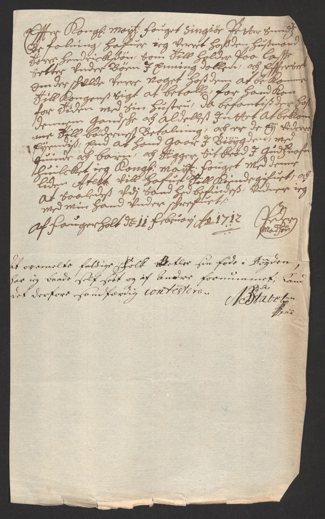 Rentekammeret inntil 1814, Reviderte regnskaper, Fogderegnskap, AV/RA-EA-4092/R01/L0020: Fogderegnskap Idd og Marker, 1711, p. 79