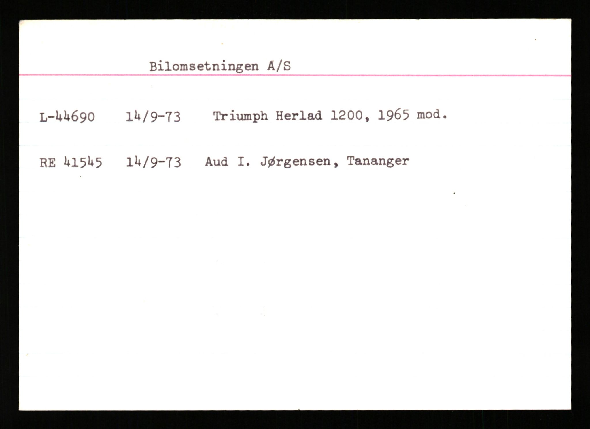 Stavanger trafikkstasjon, SAST/A-101942/0/G/L0006: Registreringsnummer: 34250 - 49007, 1930-1971, p. 2696