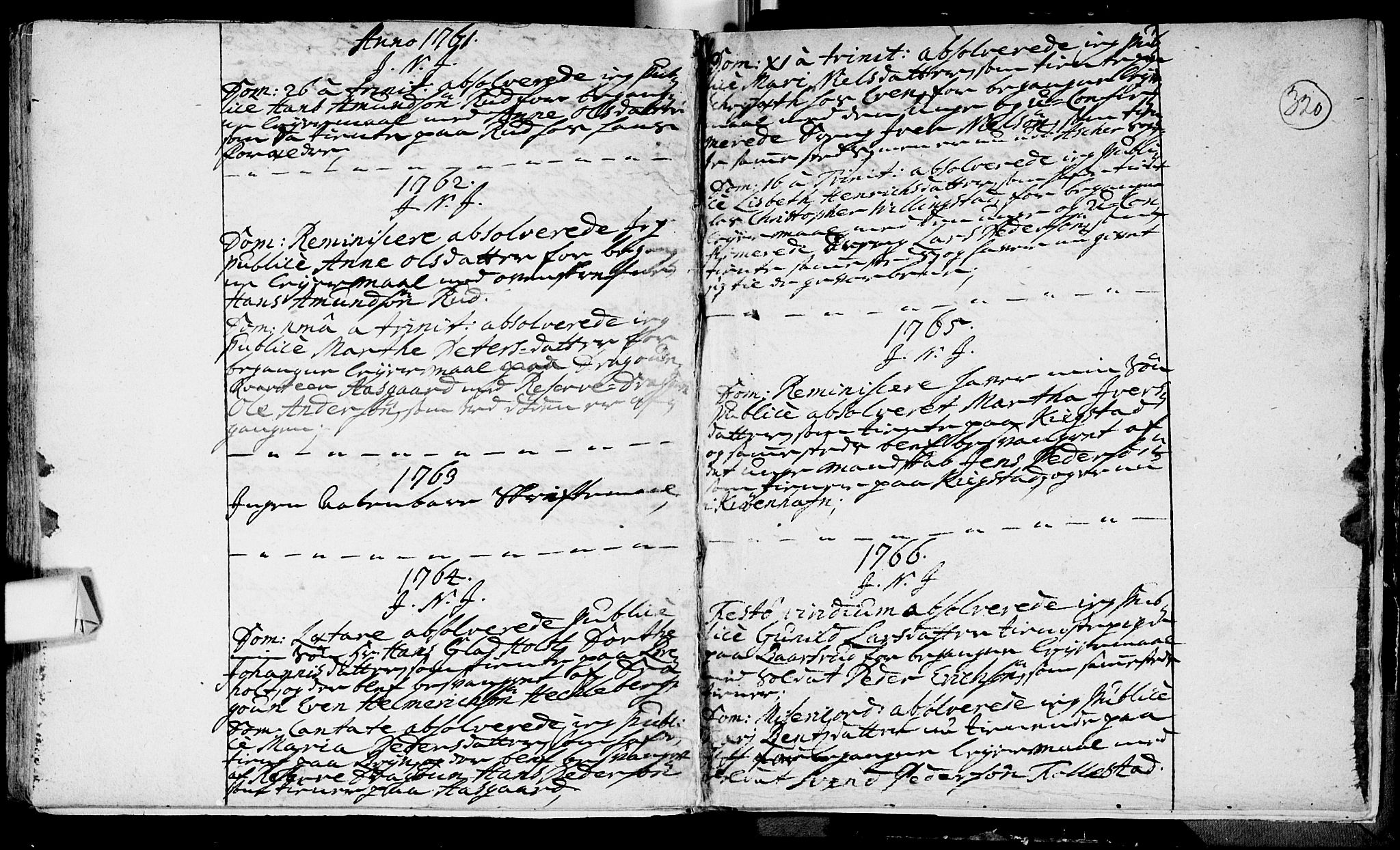 Røyken kirkebøker, AV/SAKO-A-241/F/Fa/L0002: Parish register (official) no. 2, 1731-1782, p. 320