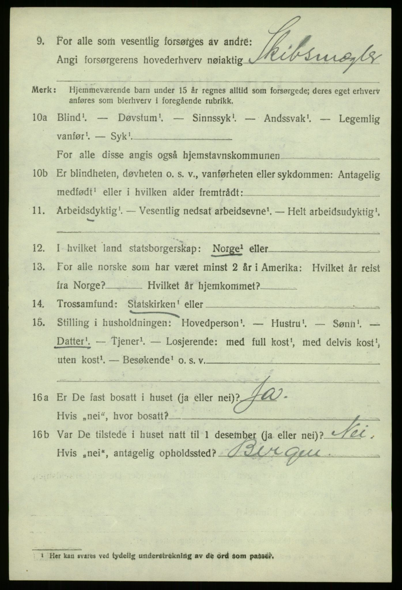 SAB, 1920 census for Fana, 1920, p. 11500