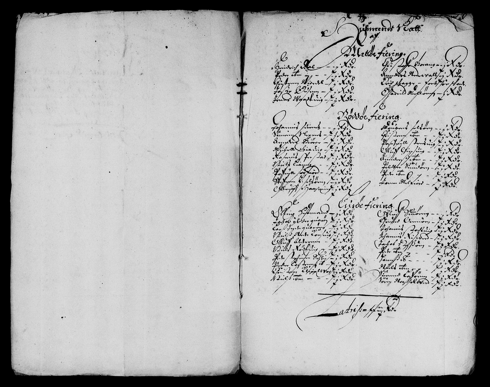 Rentekammeret inntil 1814, Reviderte regnskaper, Lensregnskaper, AV/RA-EA-5023/R/Rb/Rbz/L0040: Nordlandenes len, 1663-1665