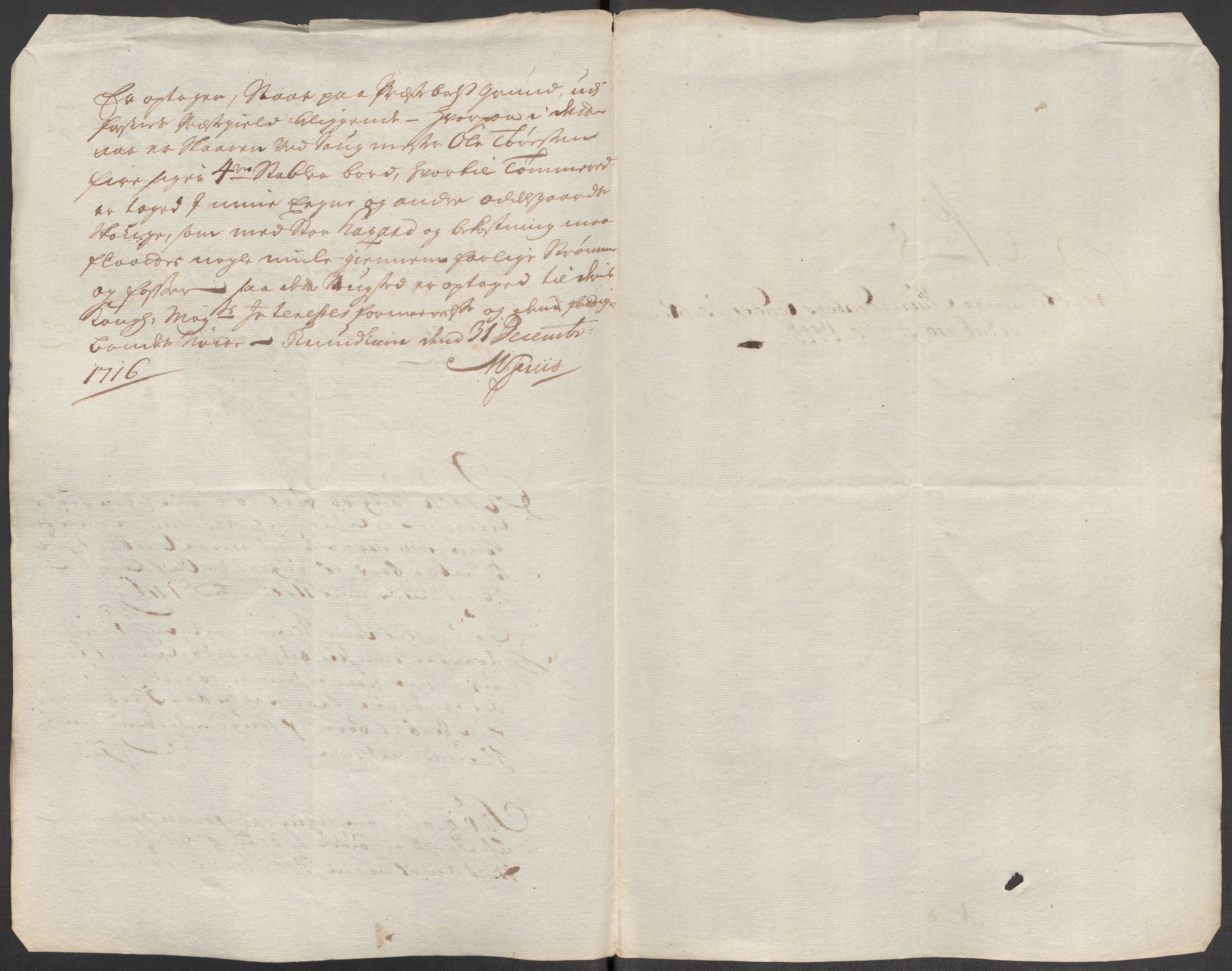 Rentekammeret inntil 1814, Reviderte regnskaper, Fogderegnskap, AV/RA-EA-4092/R64/L4436: Fogderegnskap Namdal, 1715, p. 128