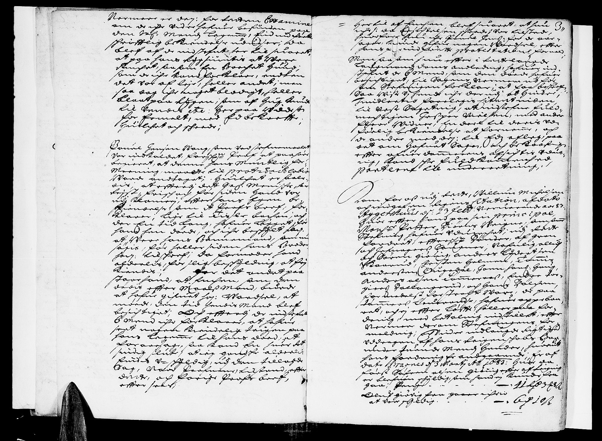 Hadeland, Land og Valdres sorenskriveri, SAH/TING-028/G/Gb/L0023: Tingbok, 1683-1684, p. 2b-3a