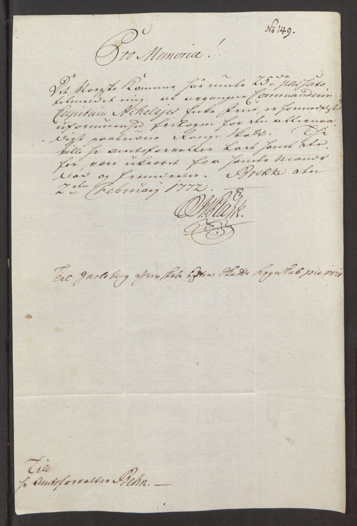 Rentekammeret inntil 1814, Reviderte regnskaper, Fogderegnskap, RA/EA-4092/R32/L1960: Ekstraskatten Jarlsberg grevskap, 1762-1772, p. 218