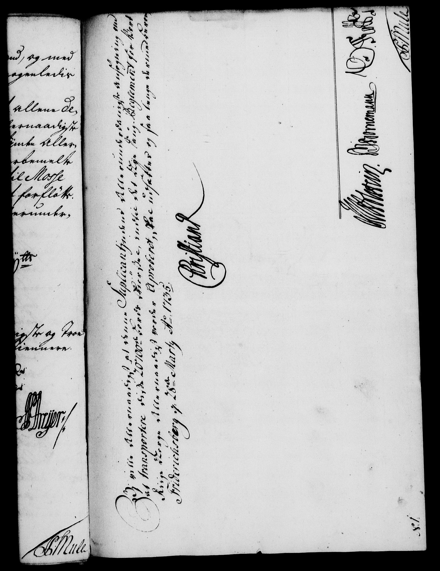 Rentekammeret, Kammerkanselliet, RA/EA-3111/G/Gf/Gfa/L0018: Norsk relasjons- og resolusjonsprotokoll (merket RK 52.18), 1735, p. 171