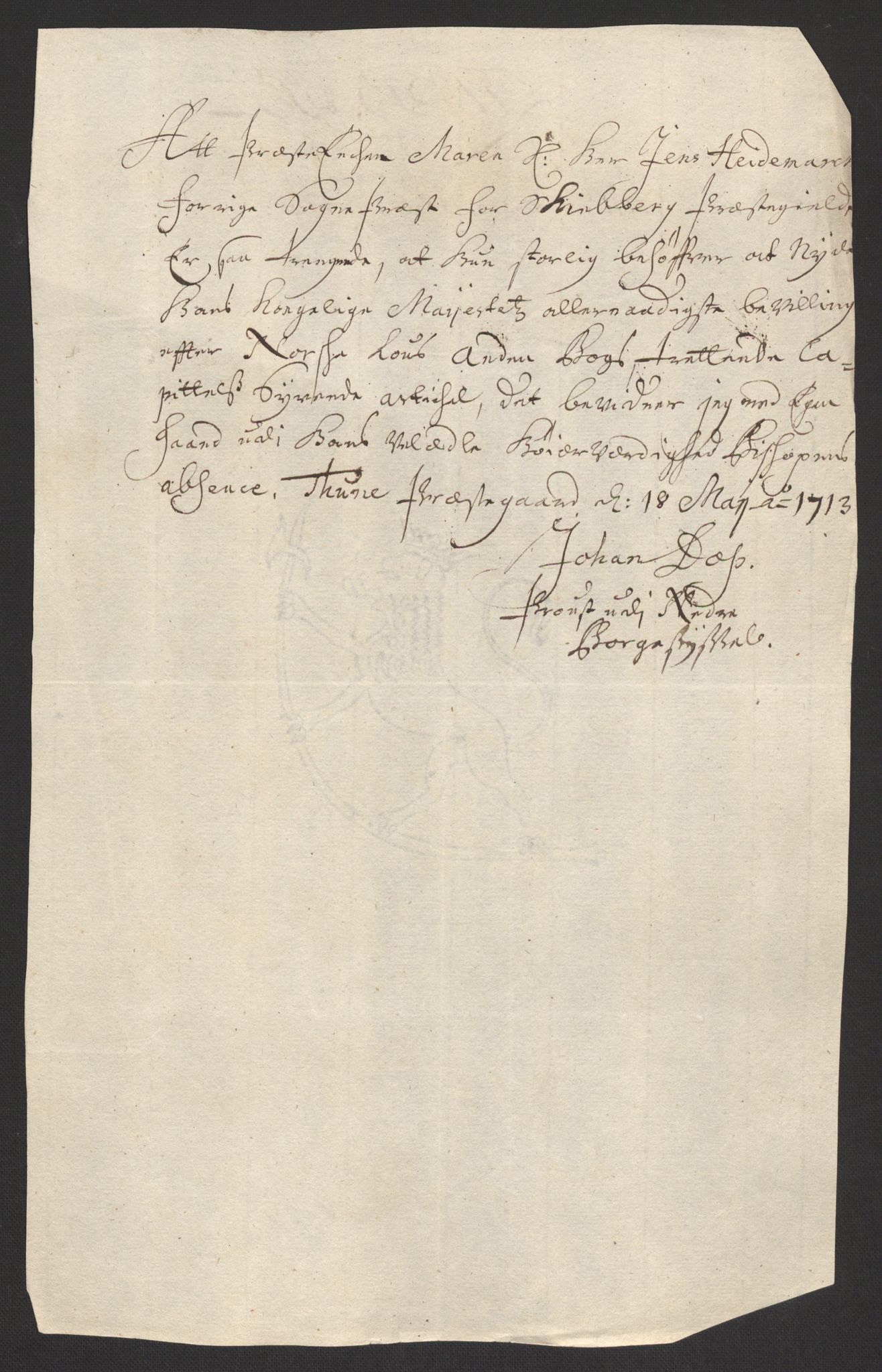 Rentekammeret inntil 1814, Reviderte regnskaper, Fogderegnskap, AV/RA-EA-4092/R01/L0020: Fogderegnskap Idd og Marker, 1711, p. 244