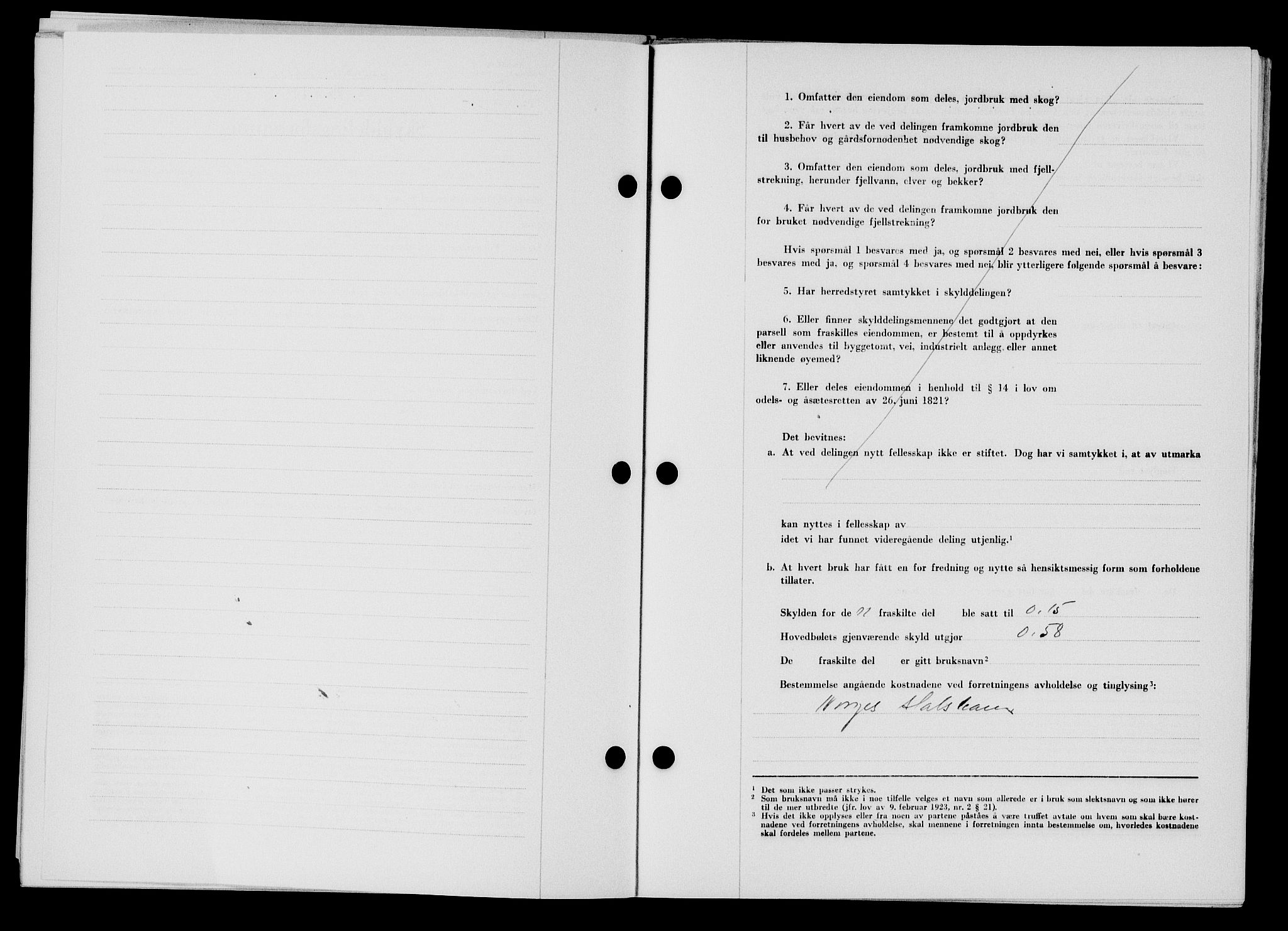 Flekkefjord sorenskriveri, SAK/1221-0001/G/Gb/Gba/L0062: Mortgage book no. A-10, 1947-1947, Diary no: : 618/1947