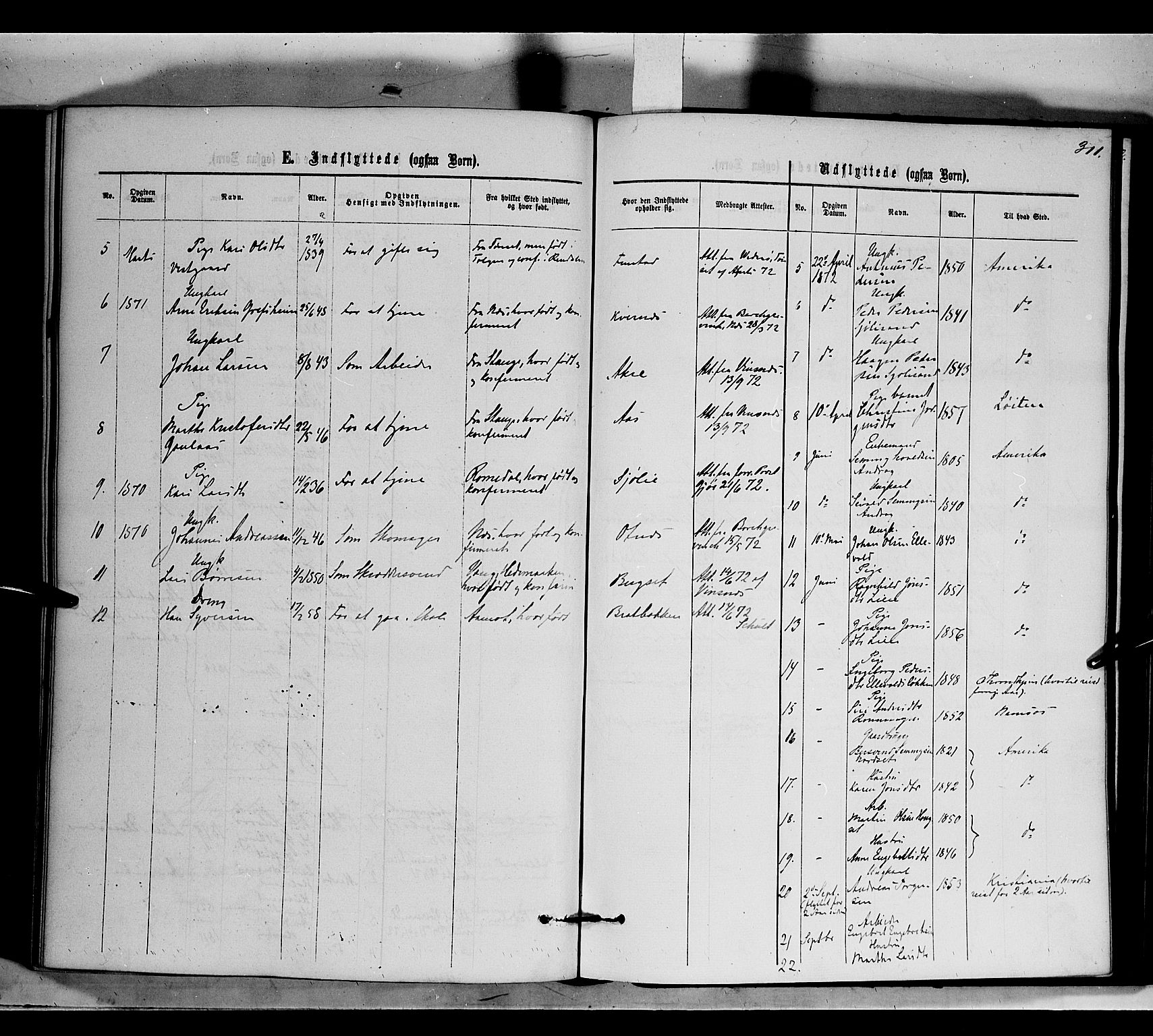 Rendalen prestekontor, SAH/PREST-054/H/Ha/Haa/L0006: Parish register (official) no. 6, 1867-1877, p. 311