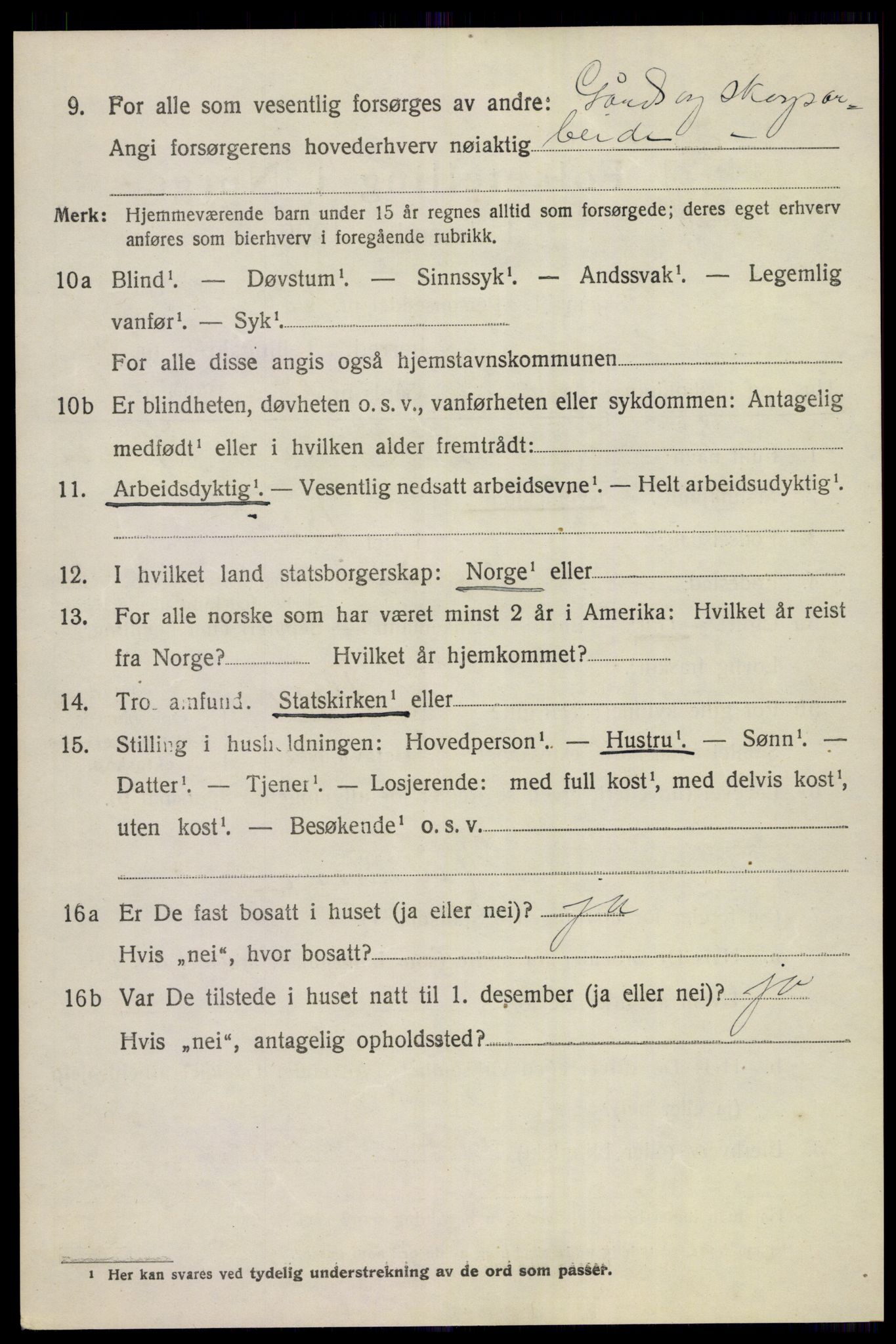 SAKO, 1920 census for Sigdal, 1920, p. 8661