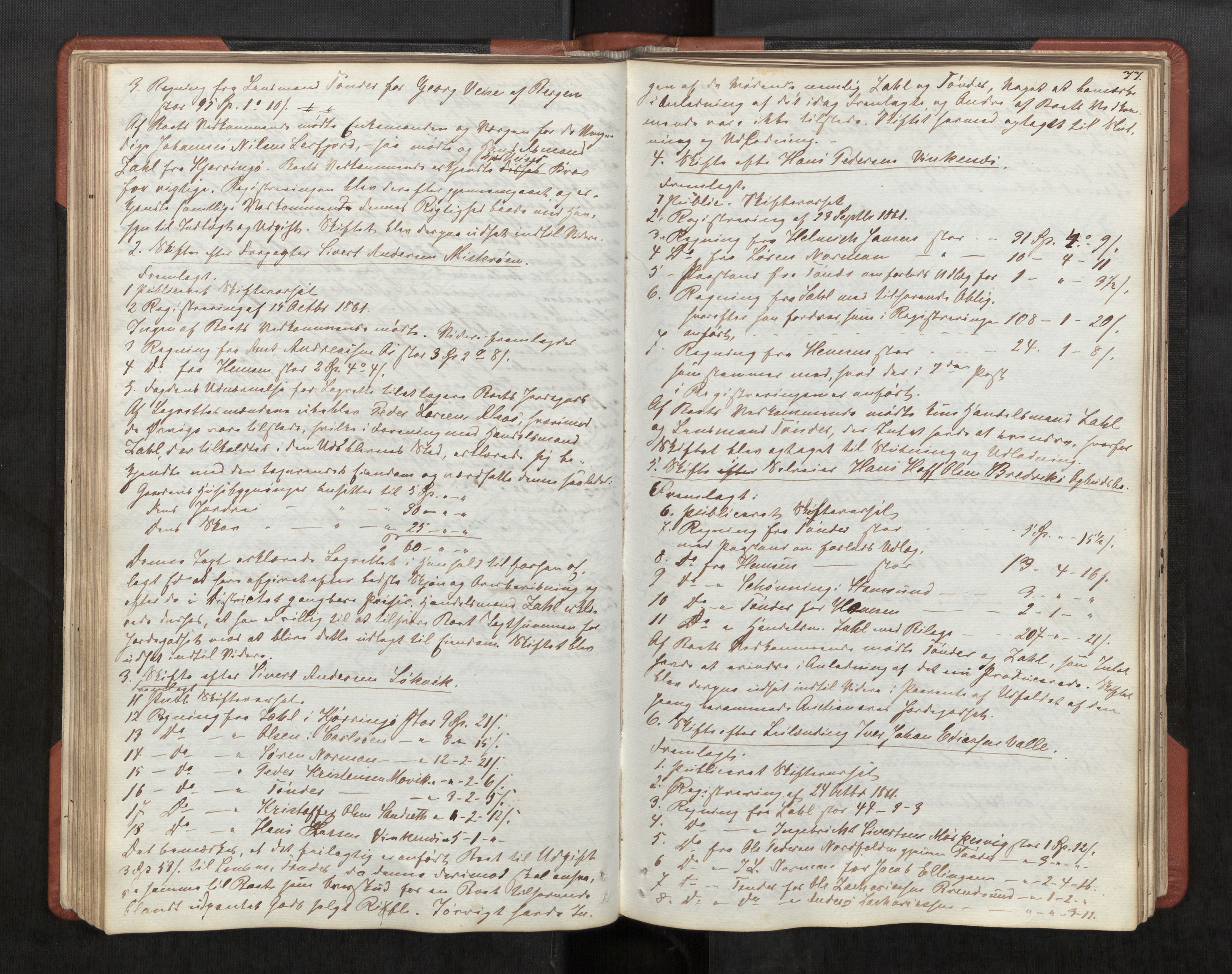 Salten sorenskriveri, AV/SAT-A-4578/1/3/3B/L0006: Skiftebehandlingsprotokoll, 1857-1868, p. 77
