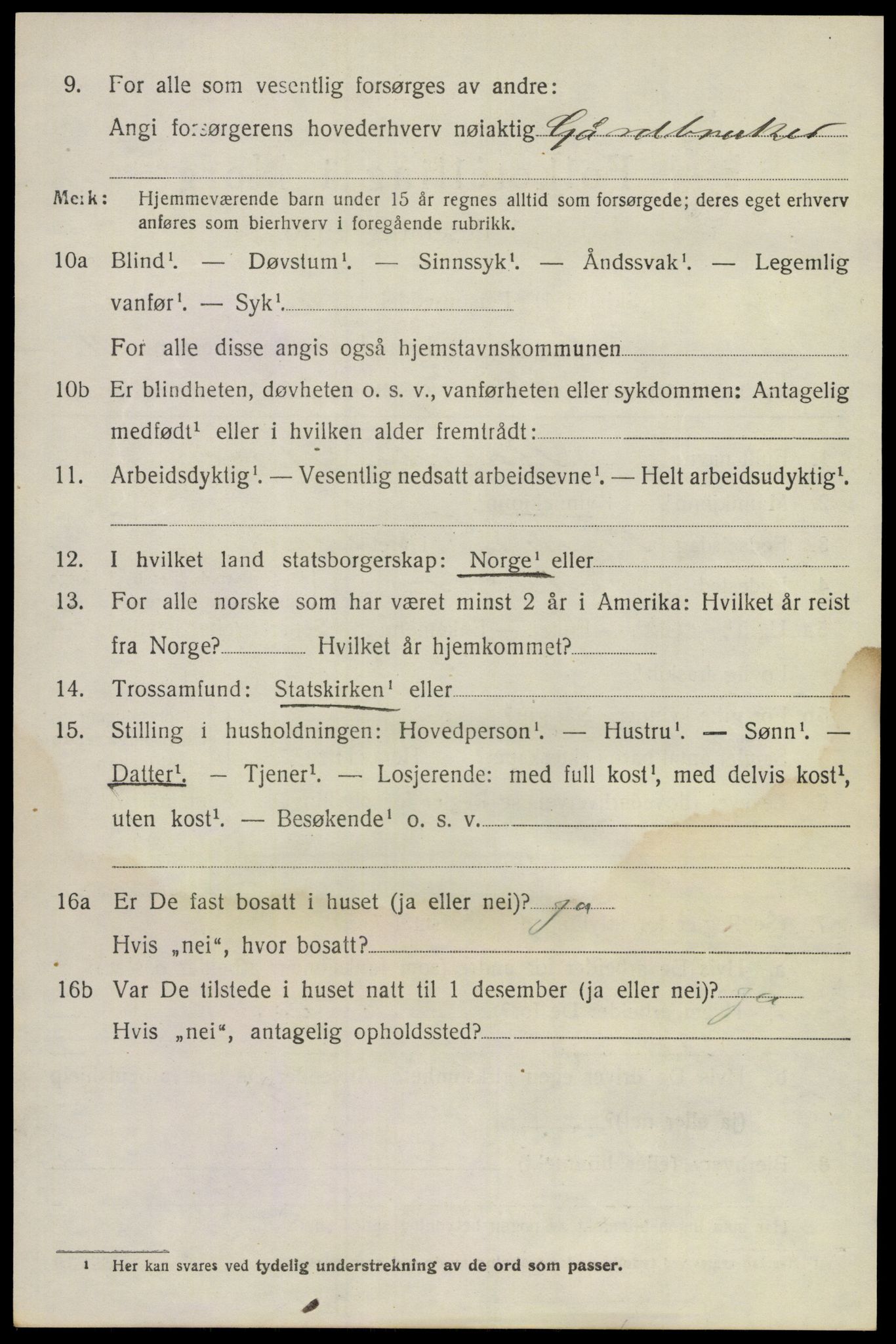 SAKO, 1920 census for Lier, 1920, p. 16755