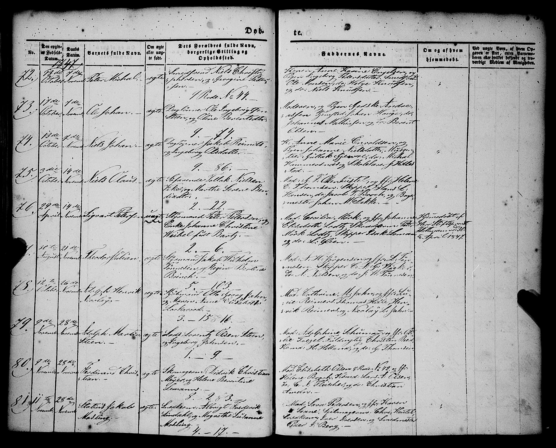 Nykirken Sokneprestembete, AV/SAB-A-77101/H/Haa/L0014: Parish register (official) no. B 1, 1844-1858, p. 31