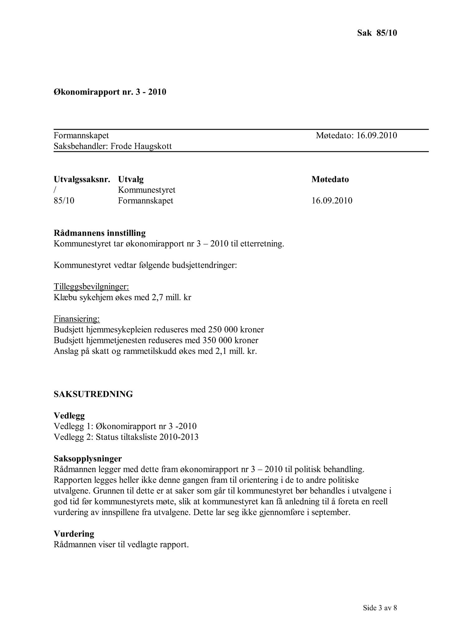 Klæbu Kommune, TRKO/KK/02-FS/L003: Formannsskapet - Møtedokumenter, 2010, p. 1790