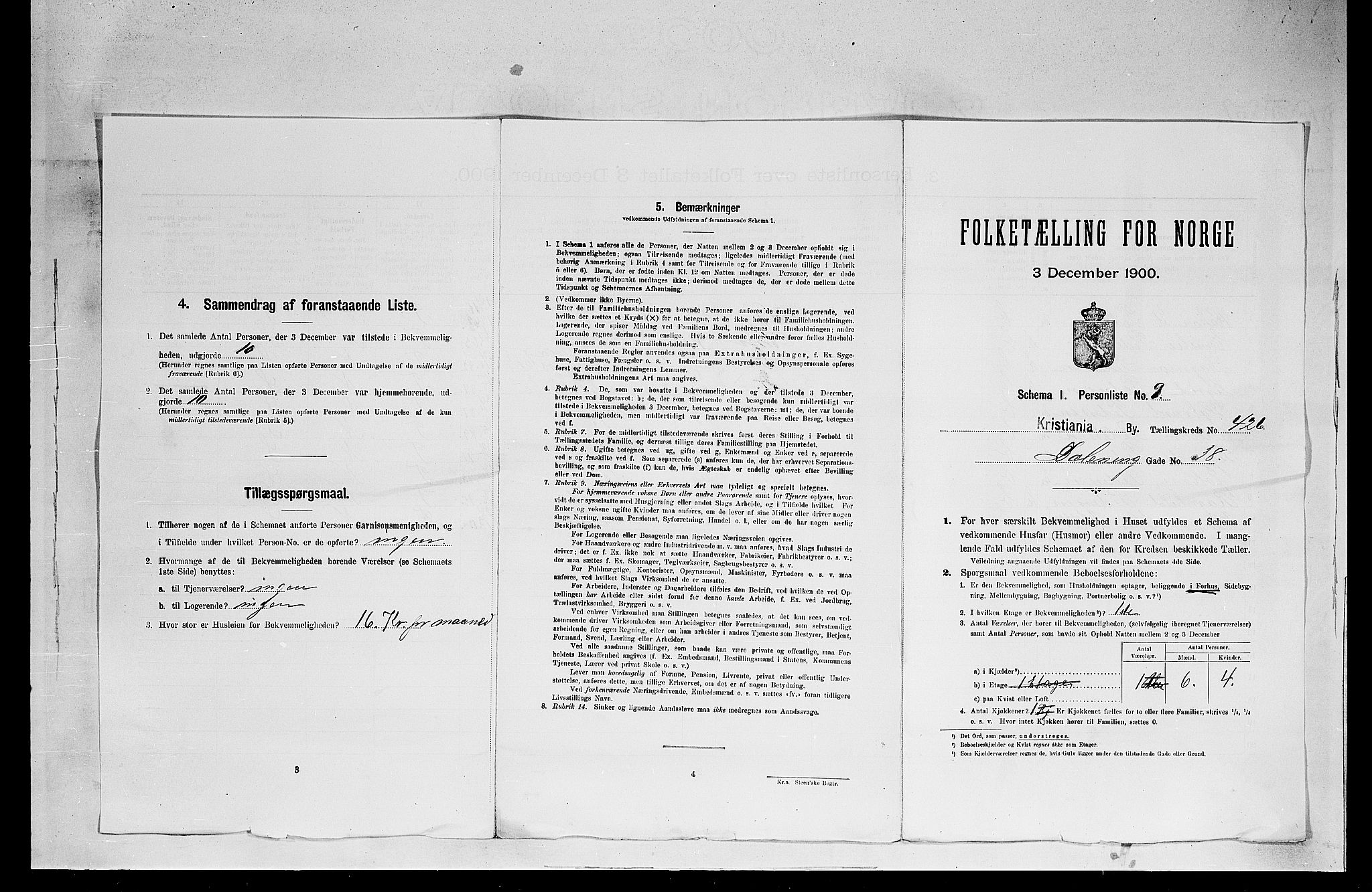 SAO, 1900 census for Kristiania, 1900, p. 17635